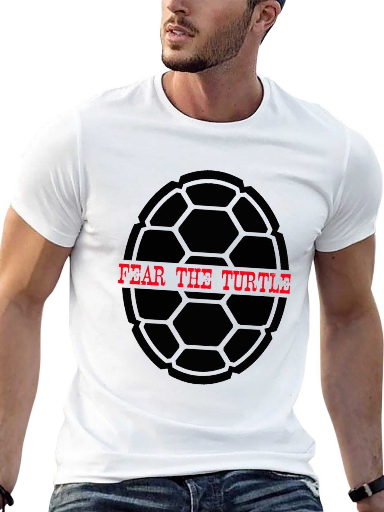 Fear The Turtle Graphic Tee - Black