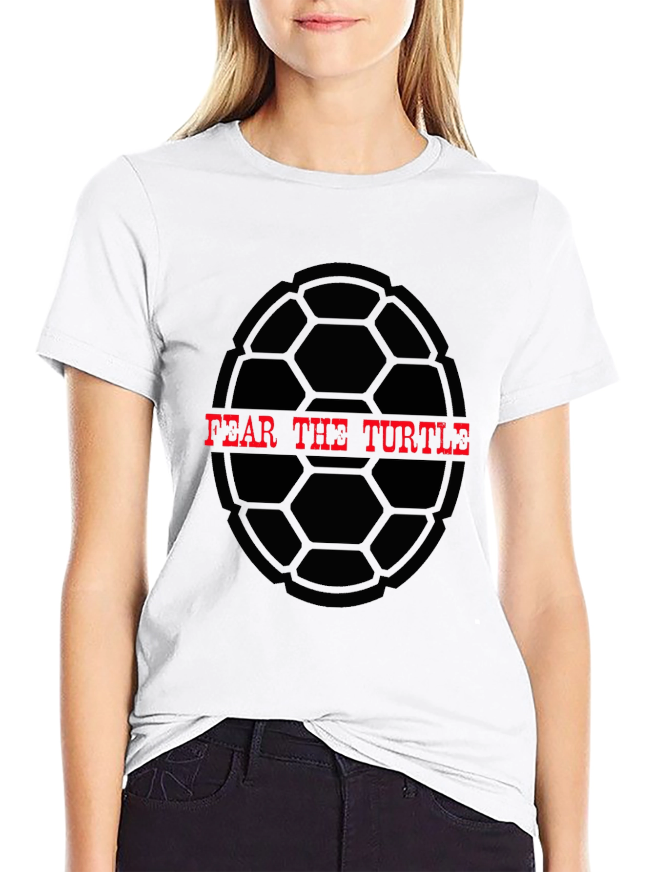 Fear The Turtle Graphic Tee - Black