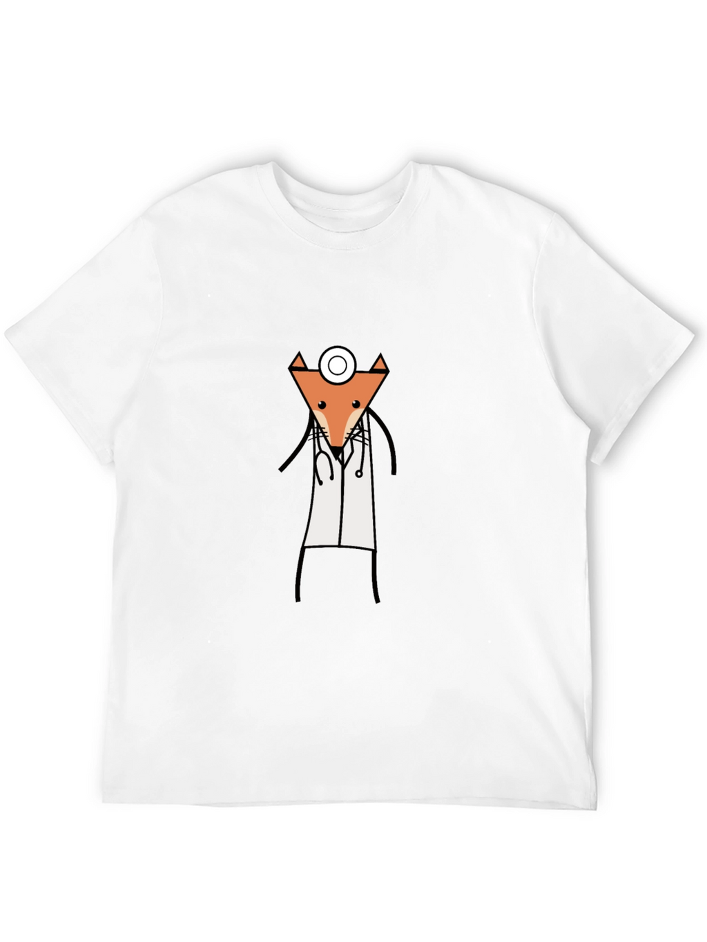 Fox Doctor T-Shirt - Cute Animal Tee