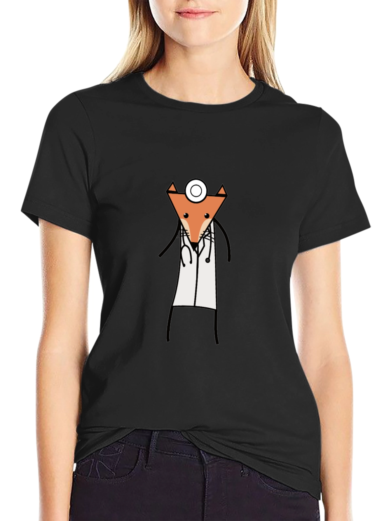 Fox Doctor T-Shirt - Cute Animal Tee