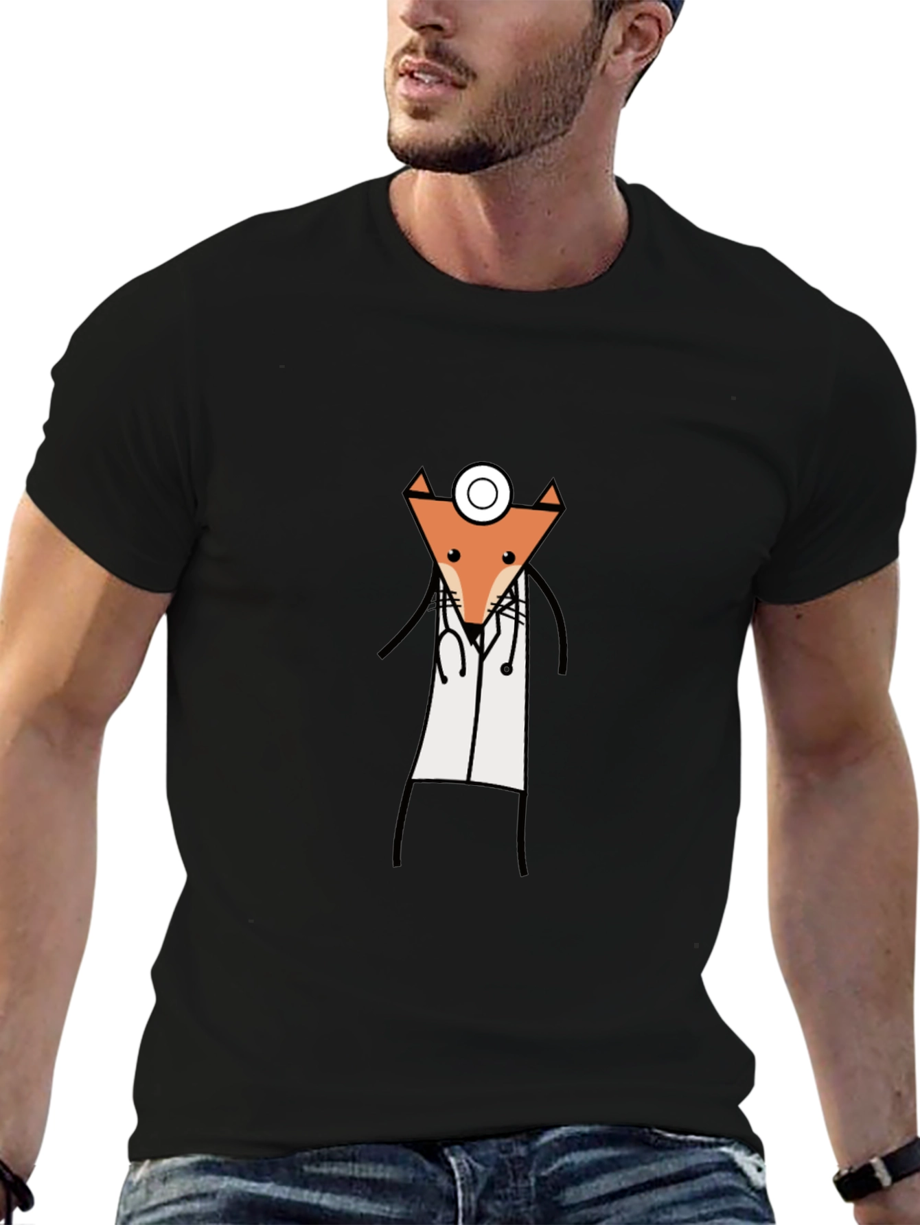 Fox Doctor T-Shirt - Cute Animal Tee