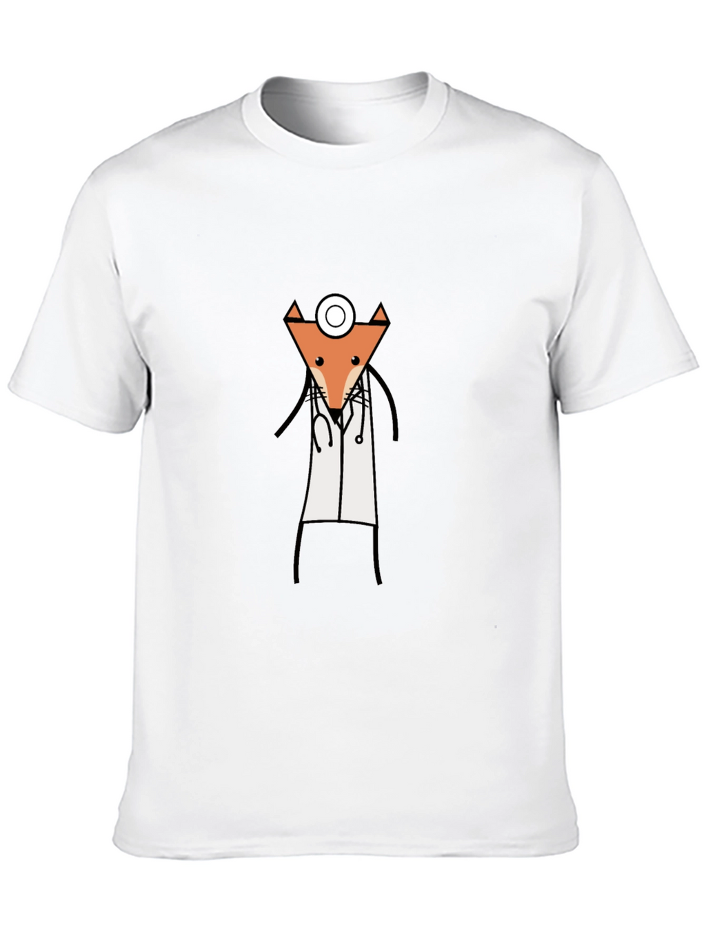 Fox Doctor T-Shirt - Cute Animal Tee