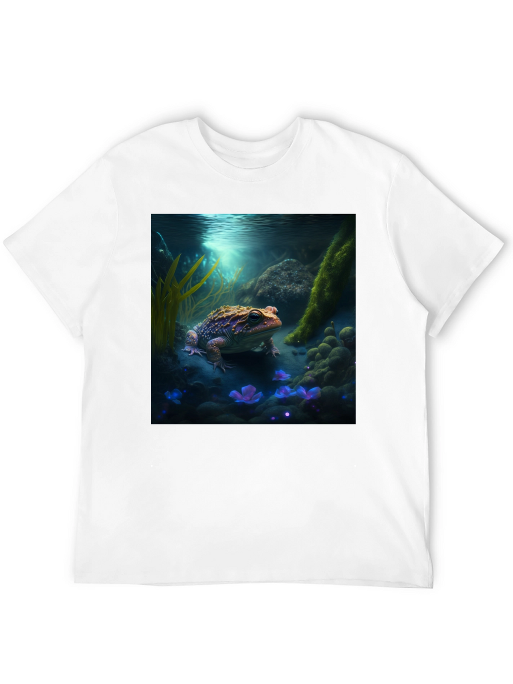 Underwater Frog Graphic Tee