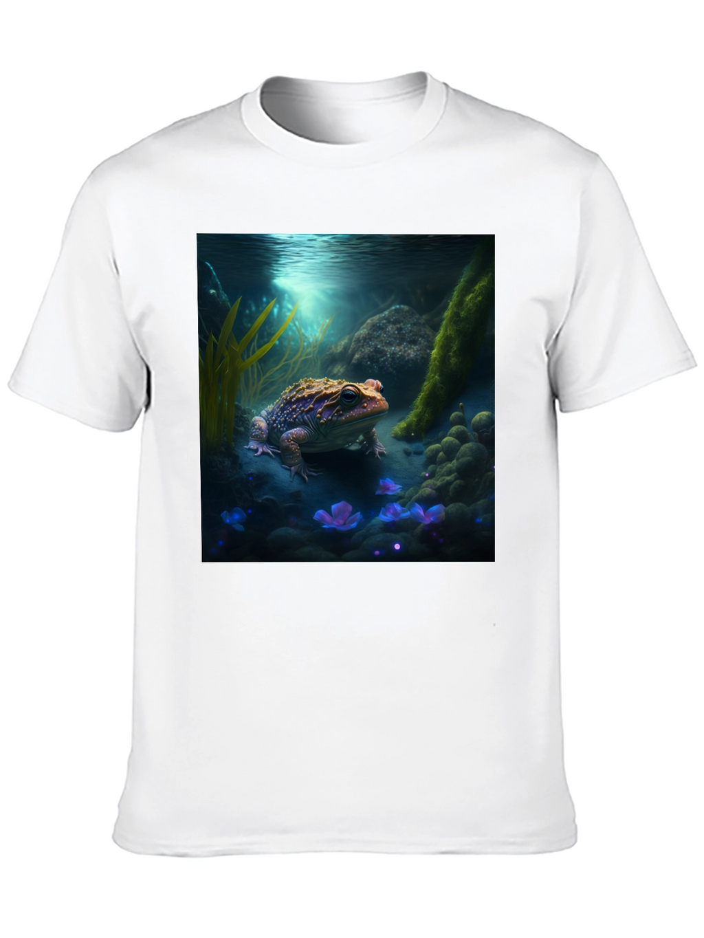 Underwater Frog Graphic Tee
