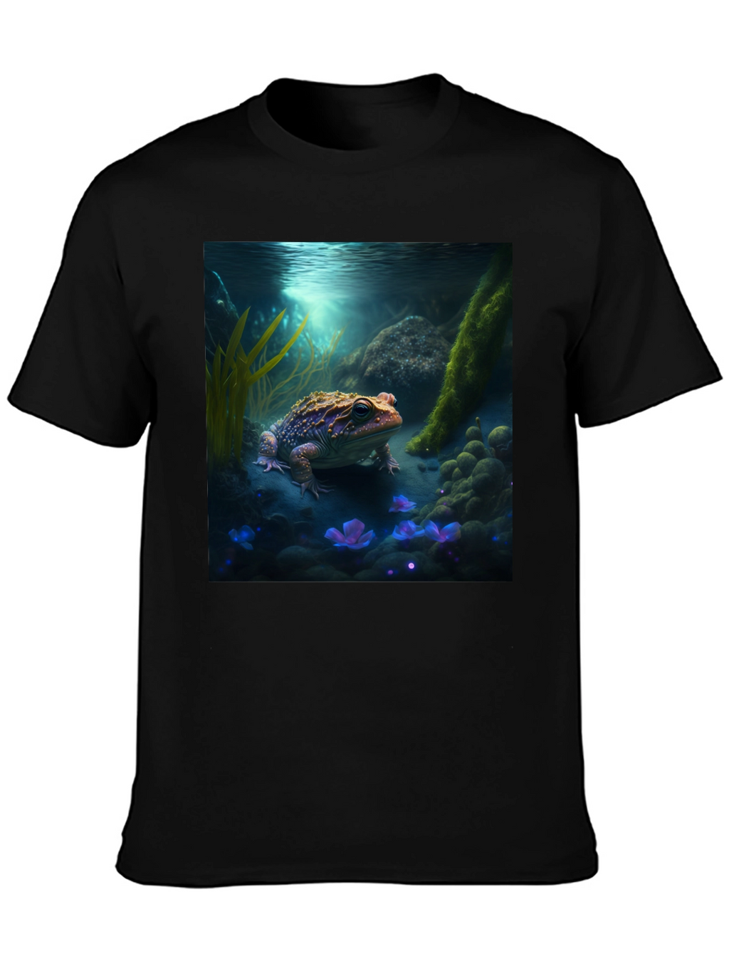 Underwater Frog Graphic Tee