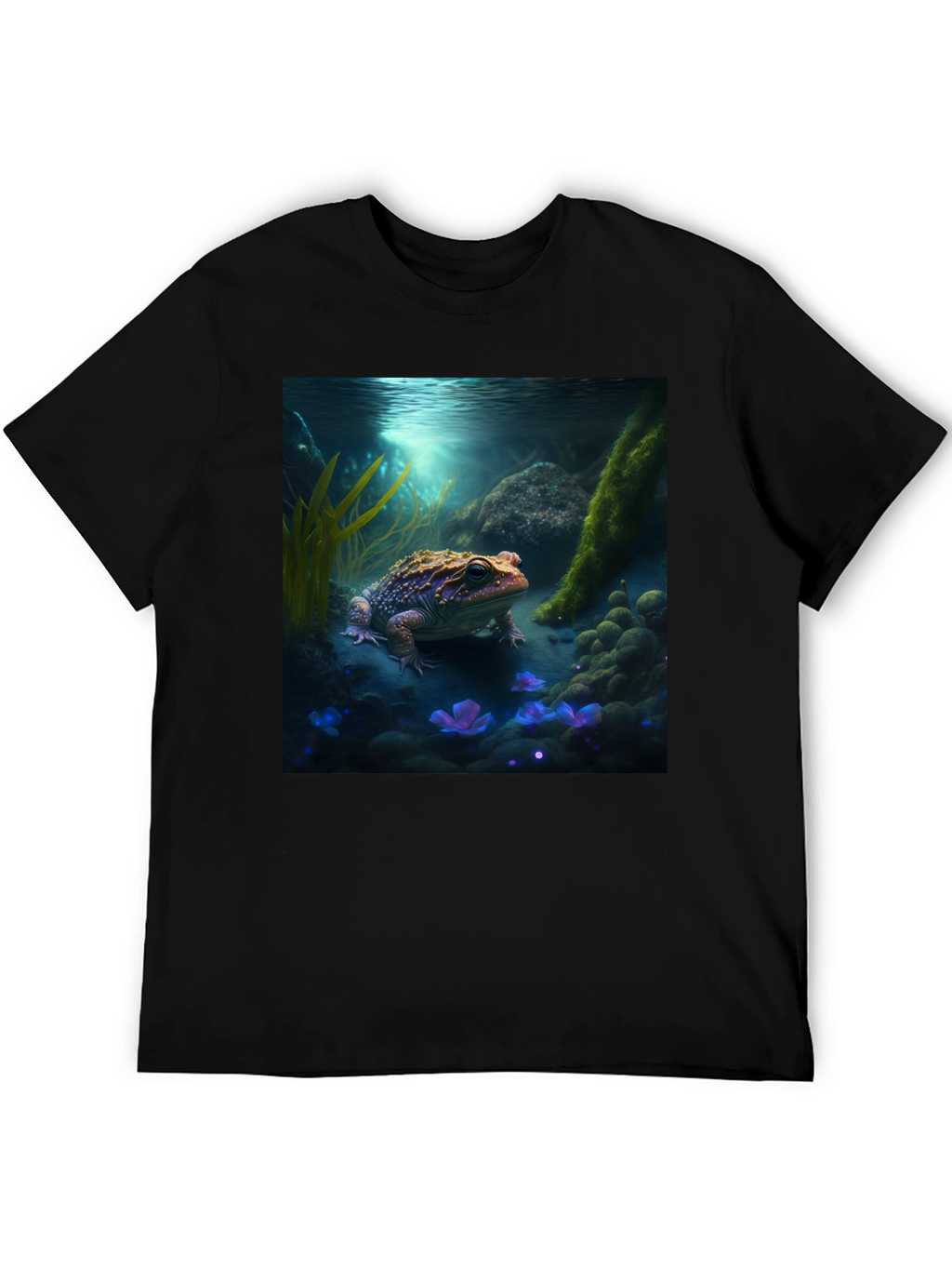 Underwater Frog Graphic Tee