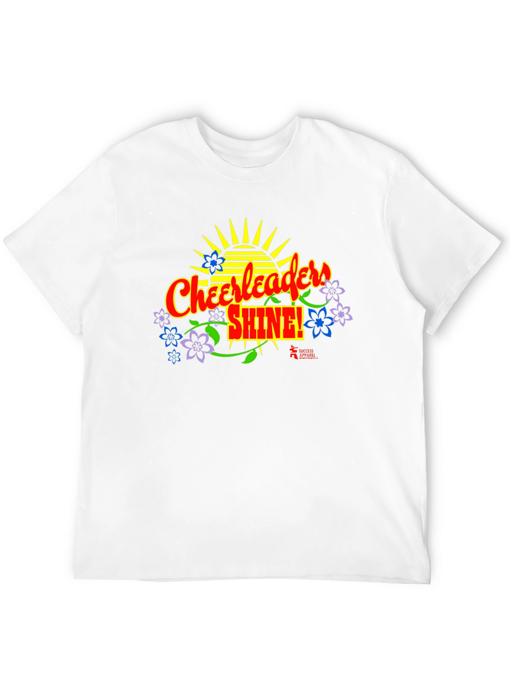 Cheerleader Shine! Black Graphic T-Shirt
