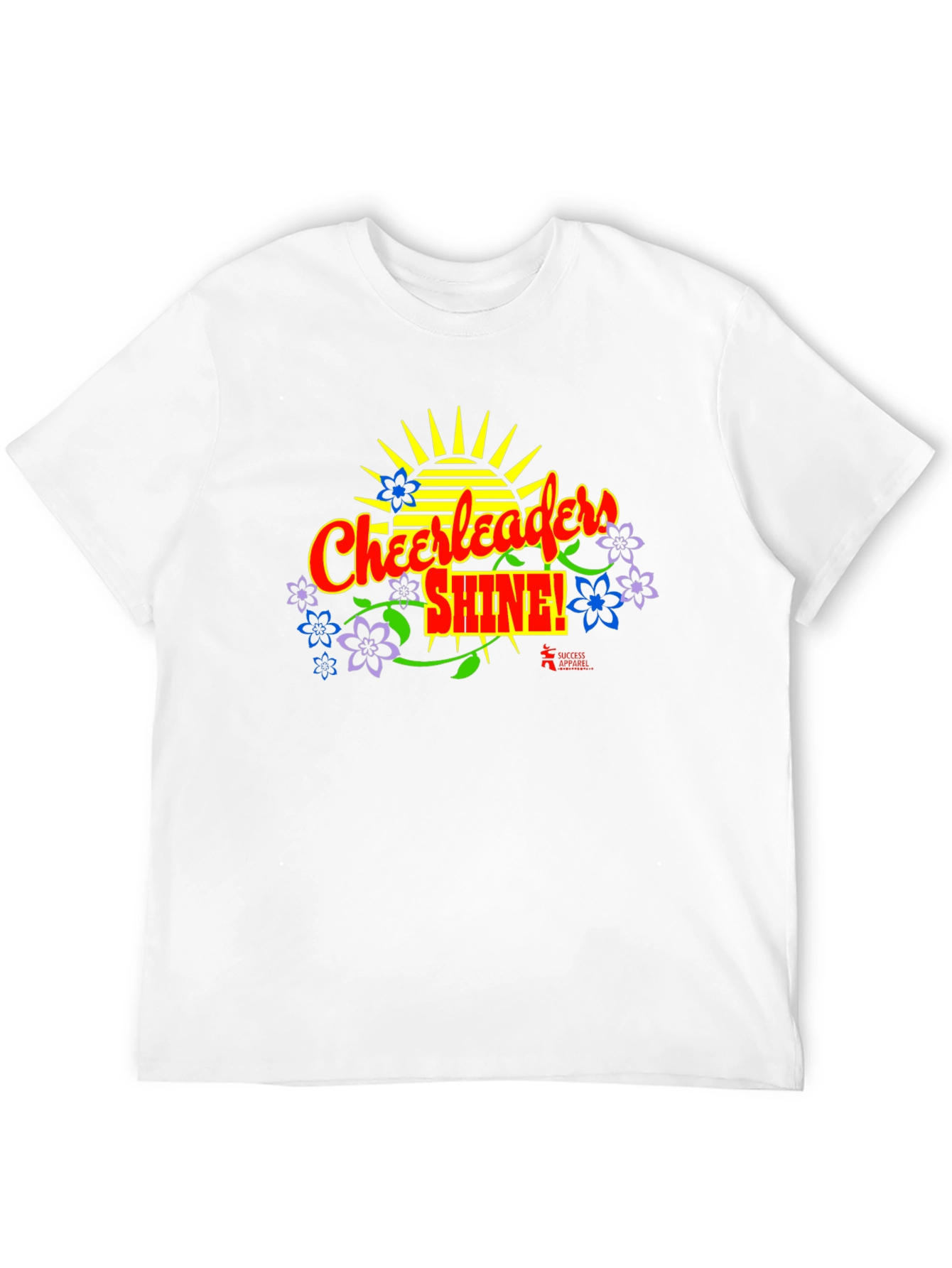 Cheerleader Shine! Black Graphic T-Shirt