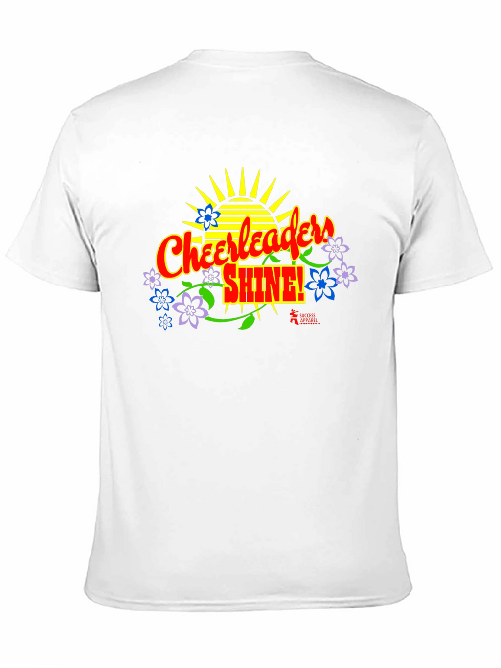 Cheerleader Shine! Black Graphic T-Shirt