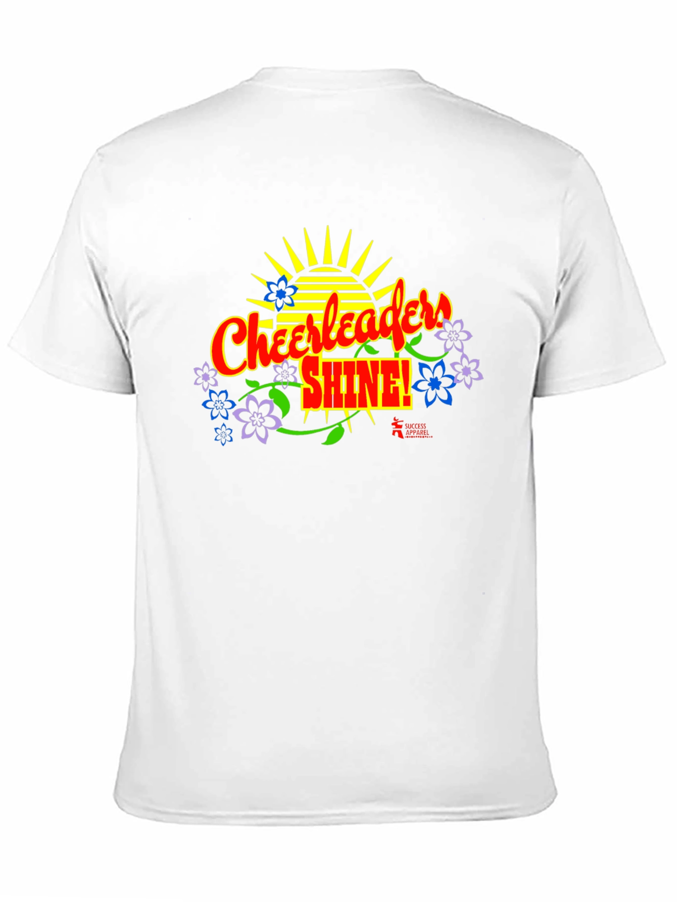 Cheerleader Shine! Black Graphic T-Shirt