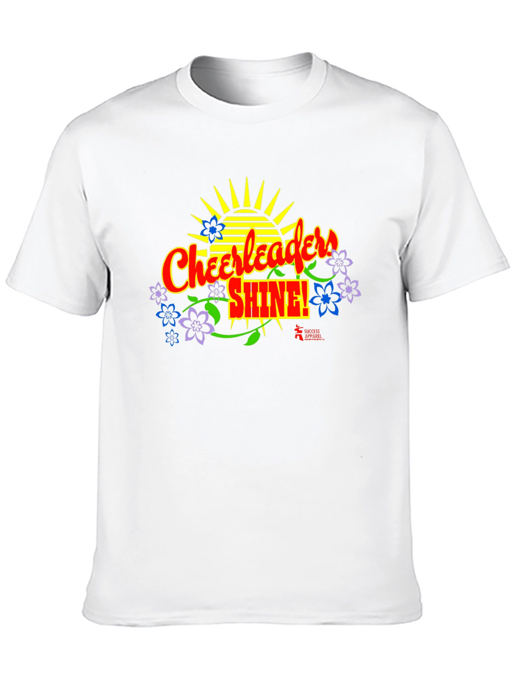 Cheerleader Shine! Black Graphic T-Shirt