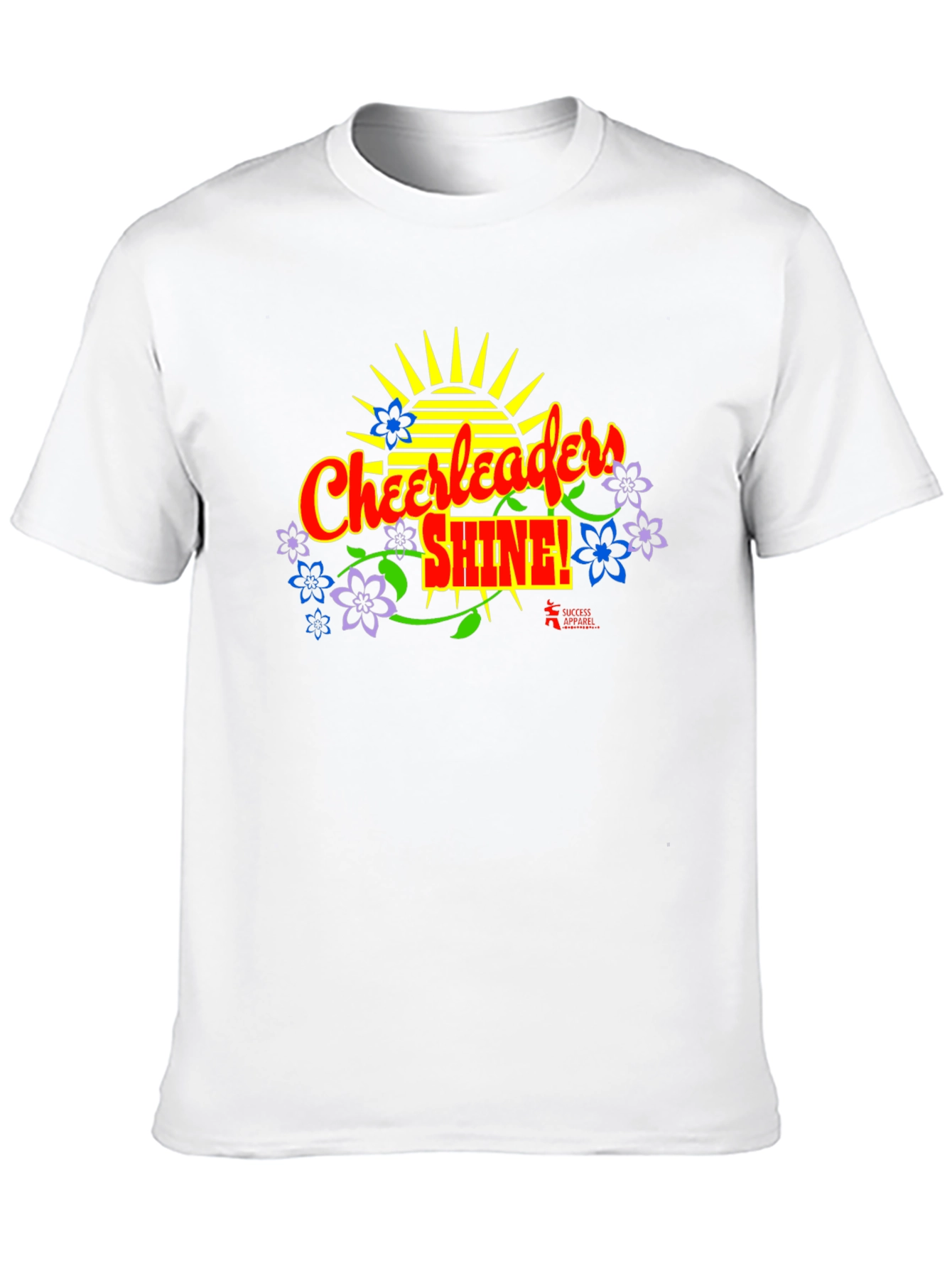 Cheerleader Shine! Black Graphic T-Shirt