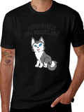 I Just Really Like Wolves OK? Tee
