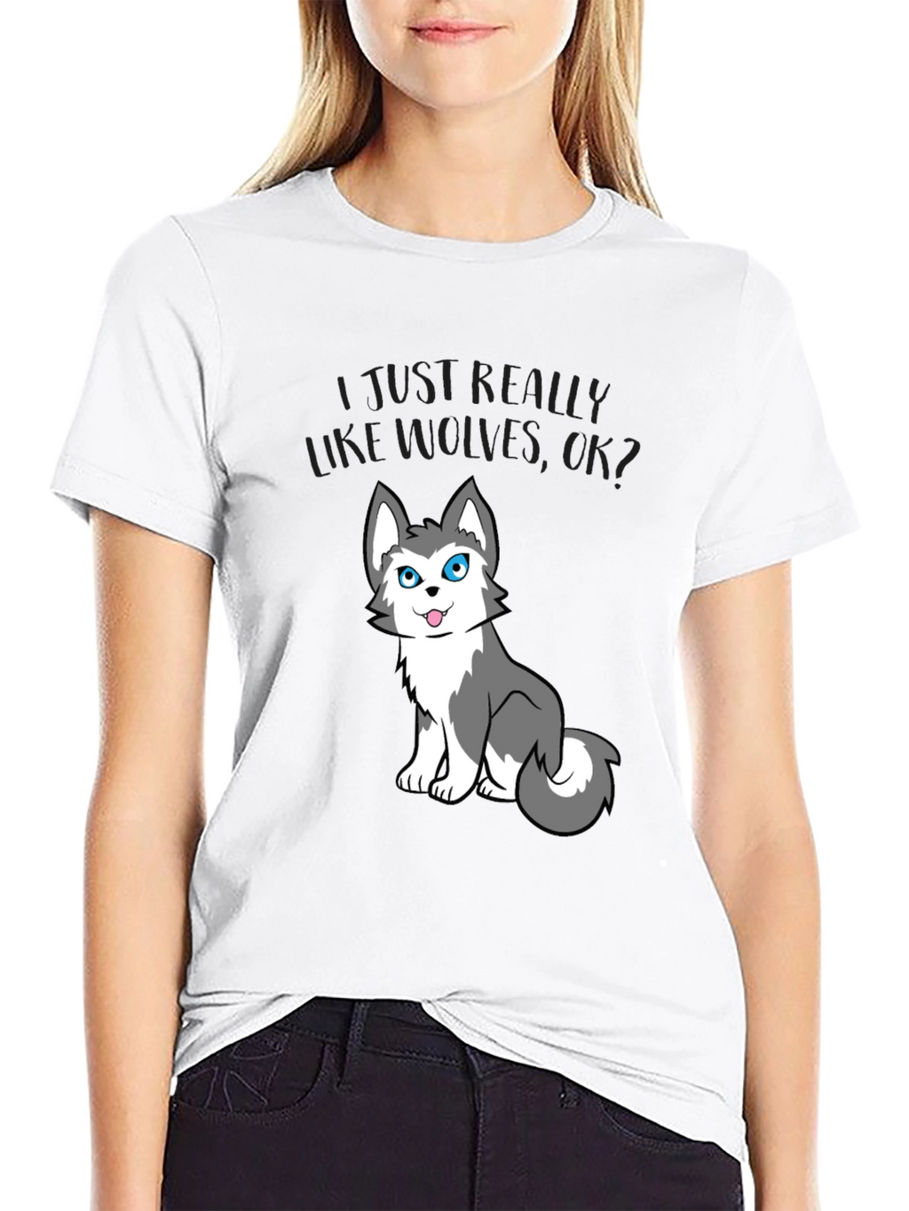 I Just Really Like Wolves OK? Tee