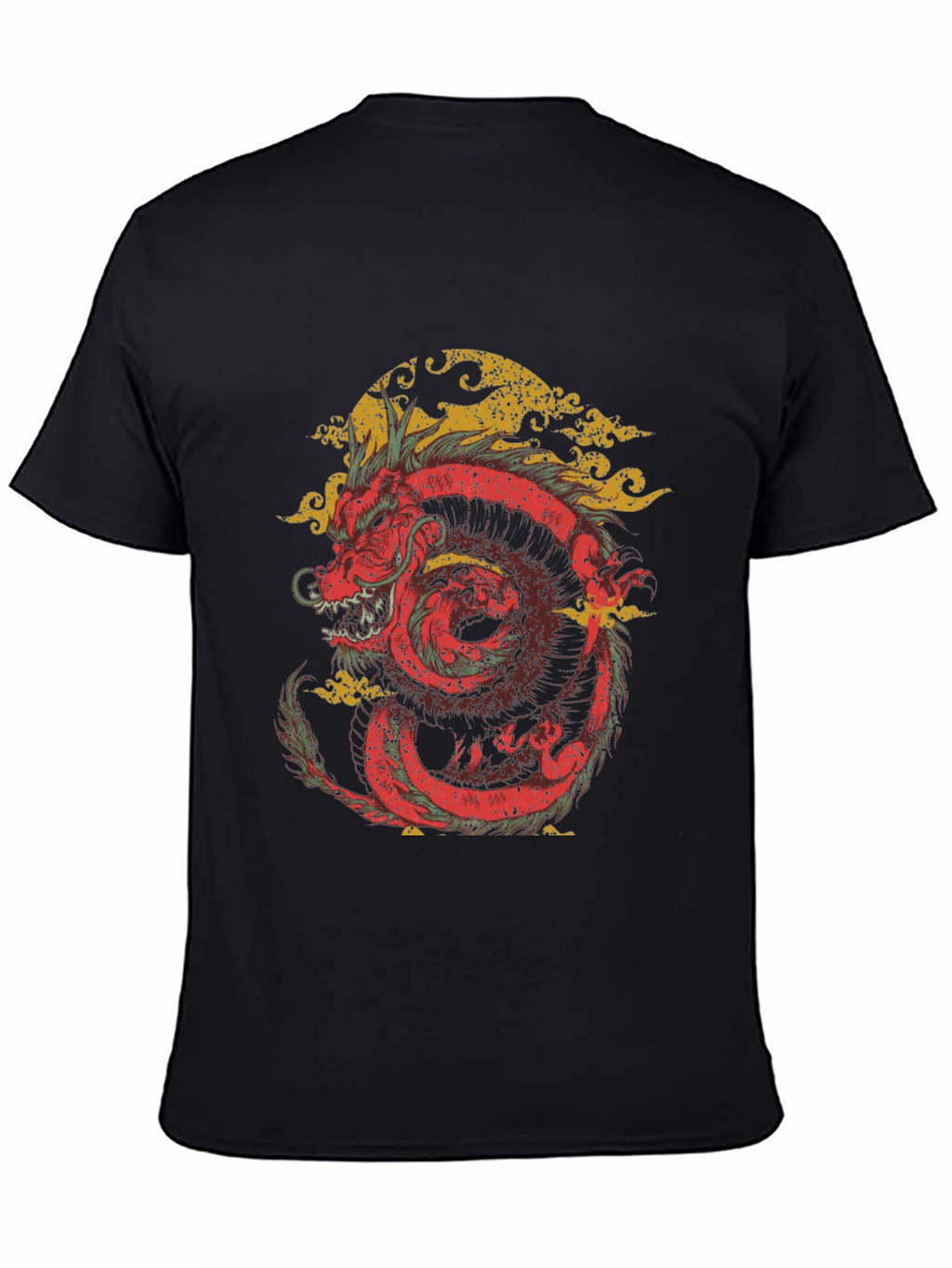 Dragon Graphic Tee - Black