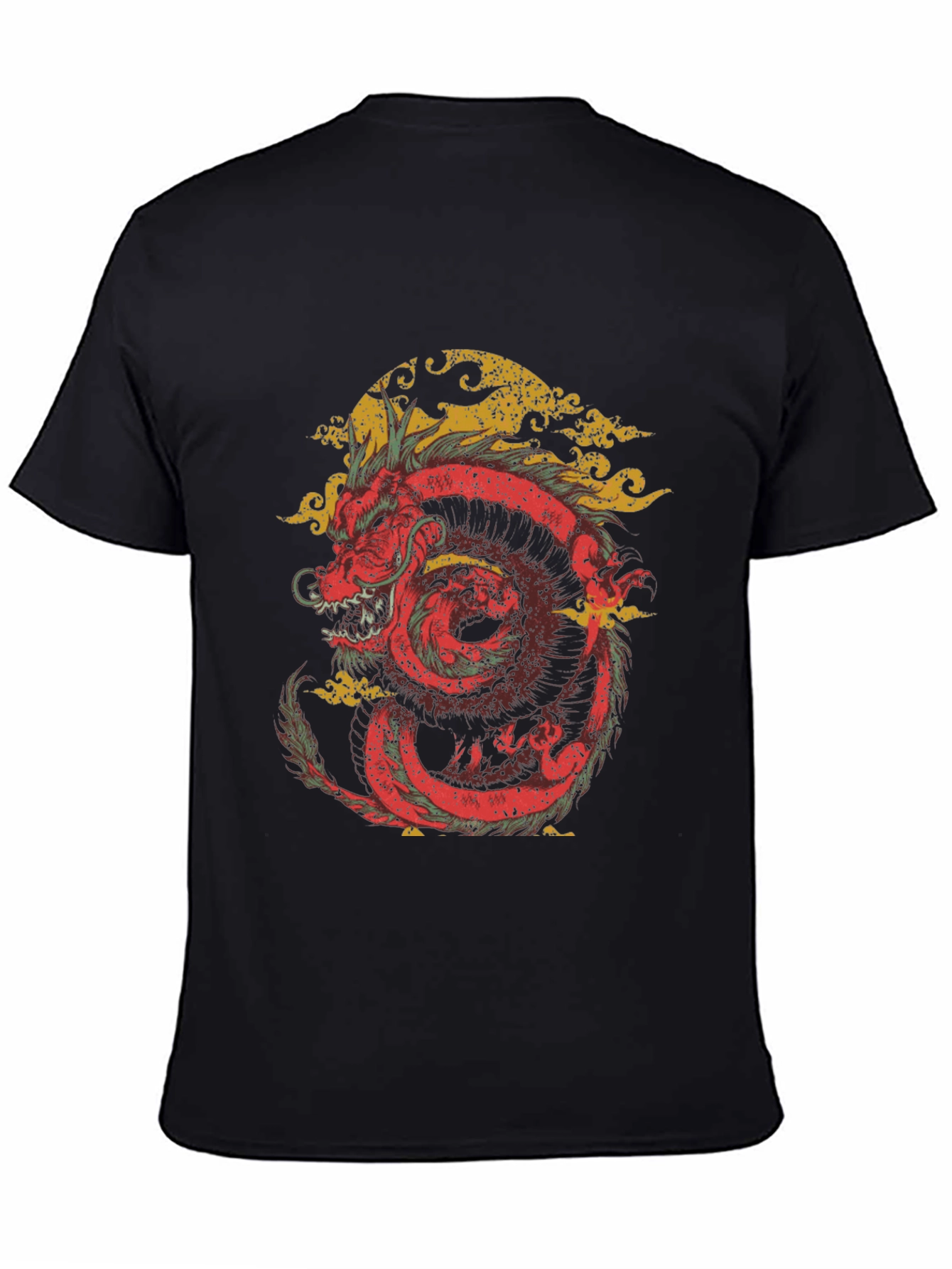 Dragon Graphic Tee - Black