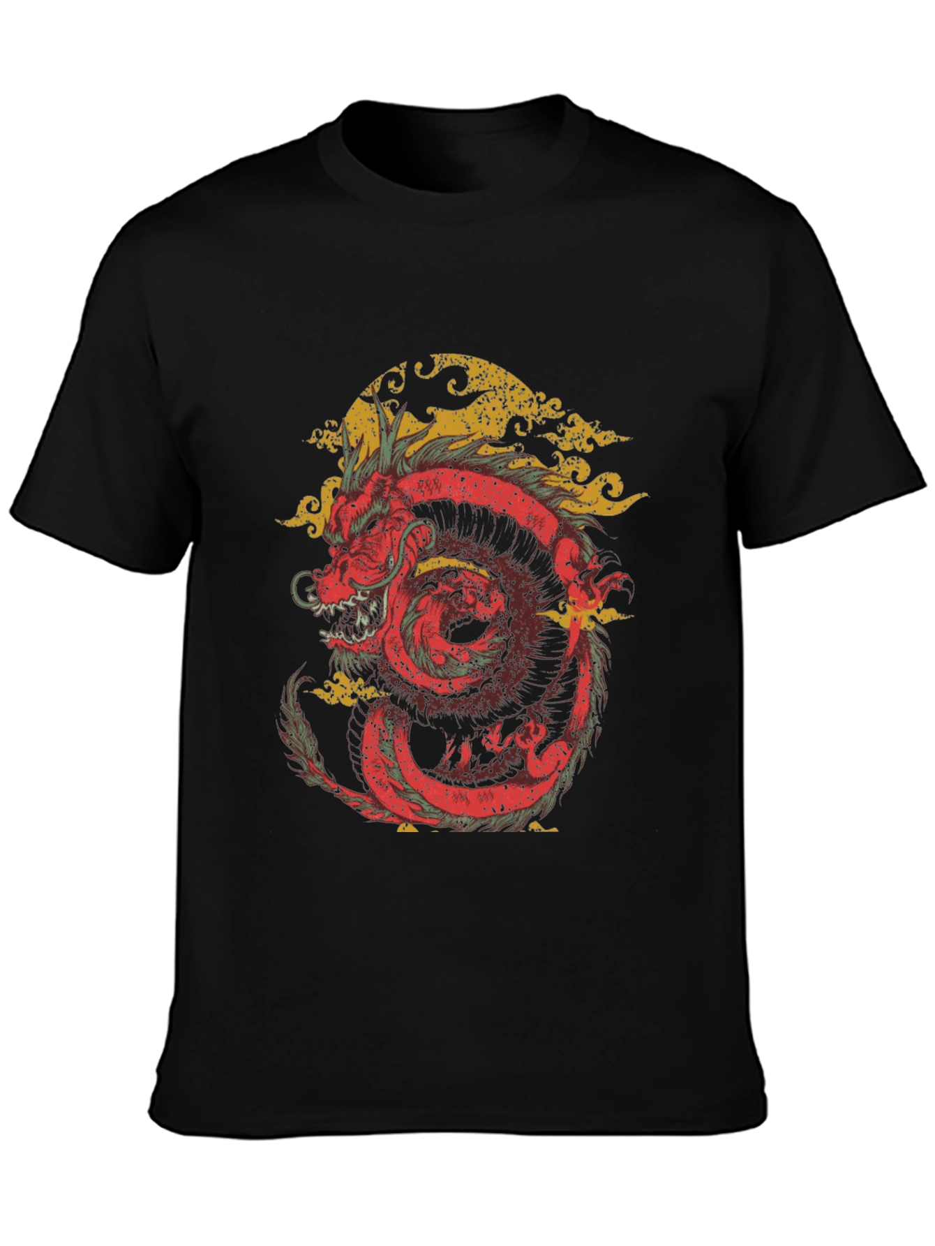 Dragon Graphic Tee - Black