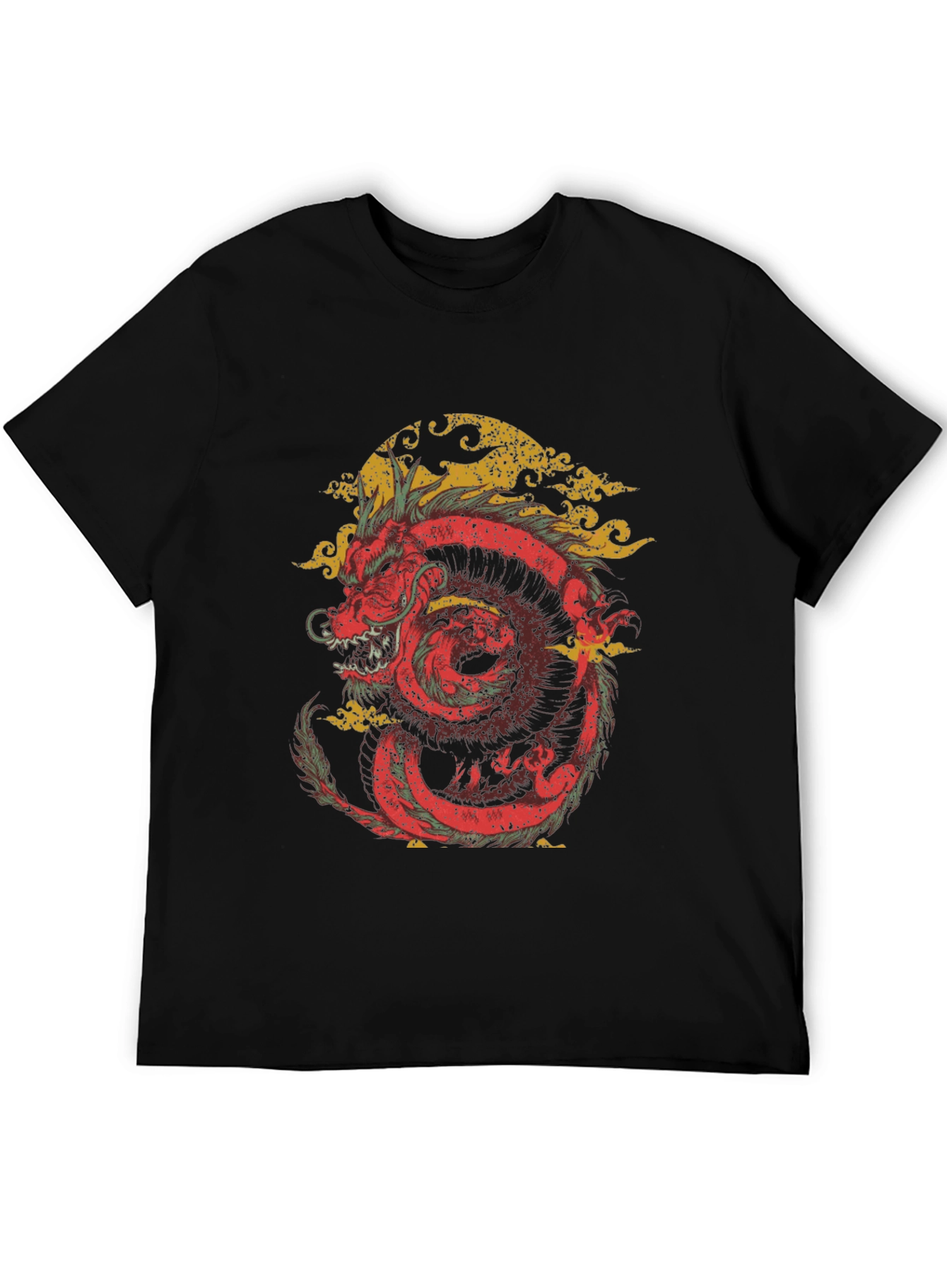 Dragon Graphic Tee - Black