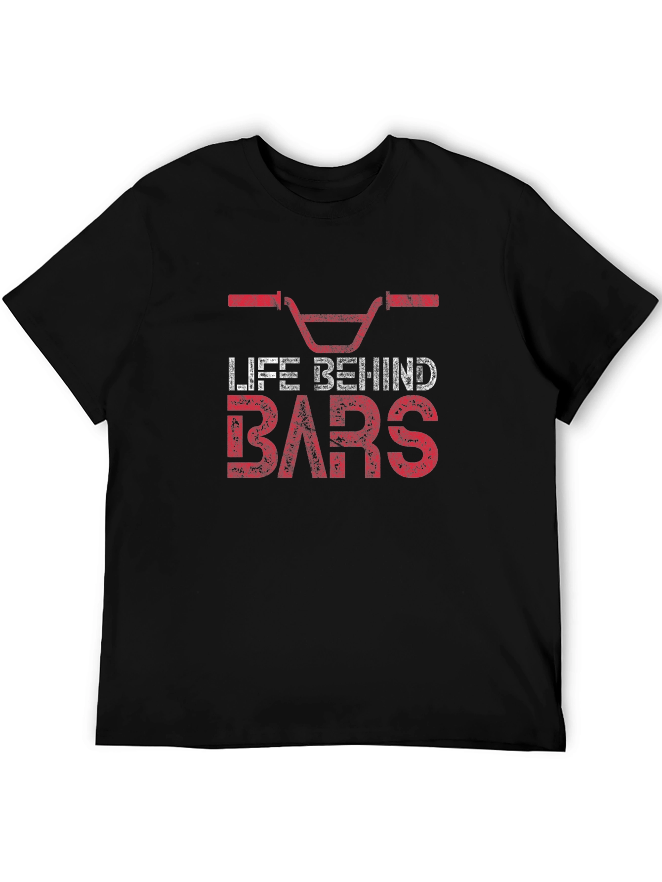 Life Behind Bars BMX T-Shirt - Black Cotton Tee