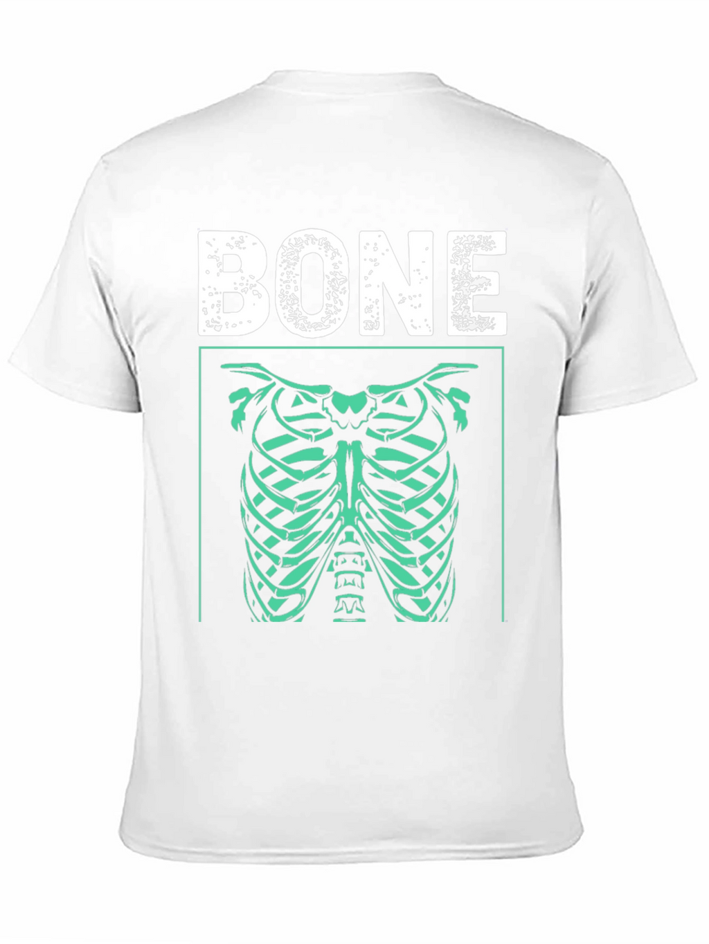 Bone Rib Cage Graphic T-Shirt - Halloween Costume