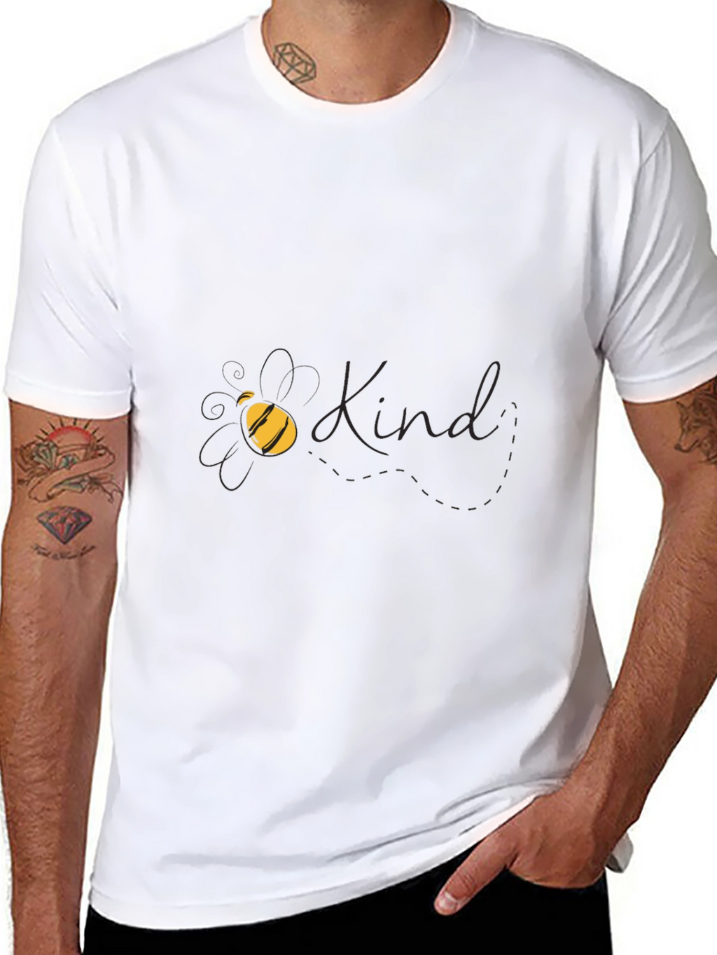 Bee Kind Black Graphic Tee