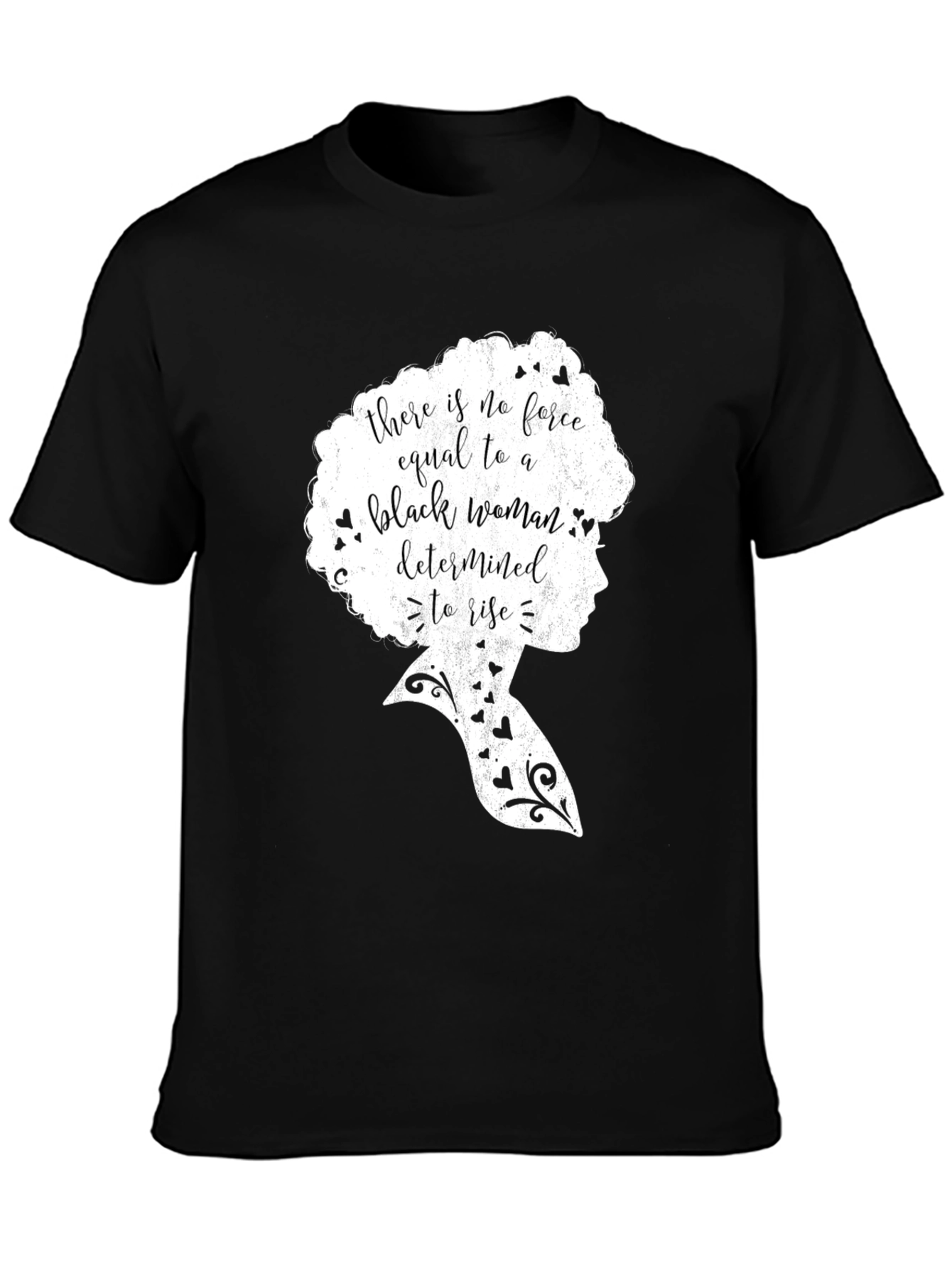 Black Woman Determined T-Shirt