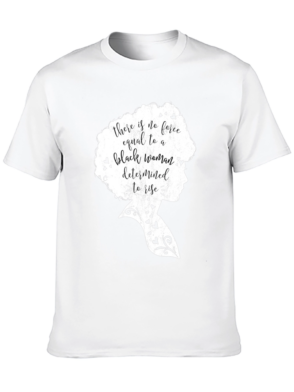 Black Woman Determined T-Shirt