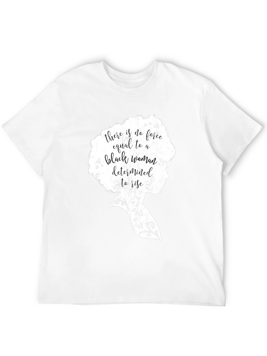 Black Woman Determined T-Shirt