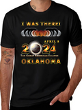 Oklahoma Eclipse April 8 2024 T-Shirt