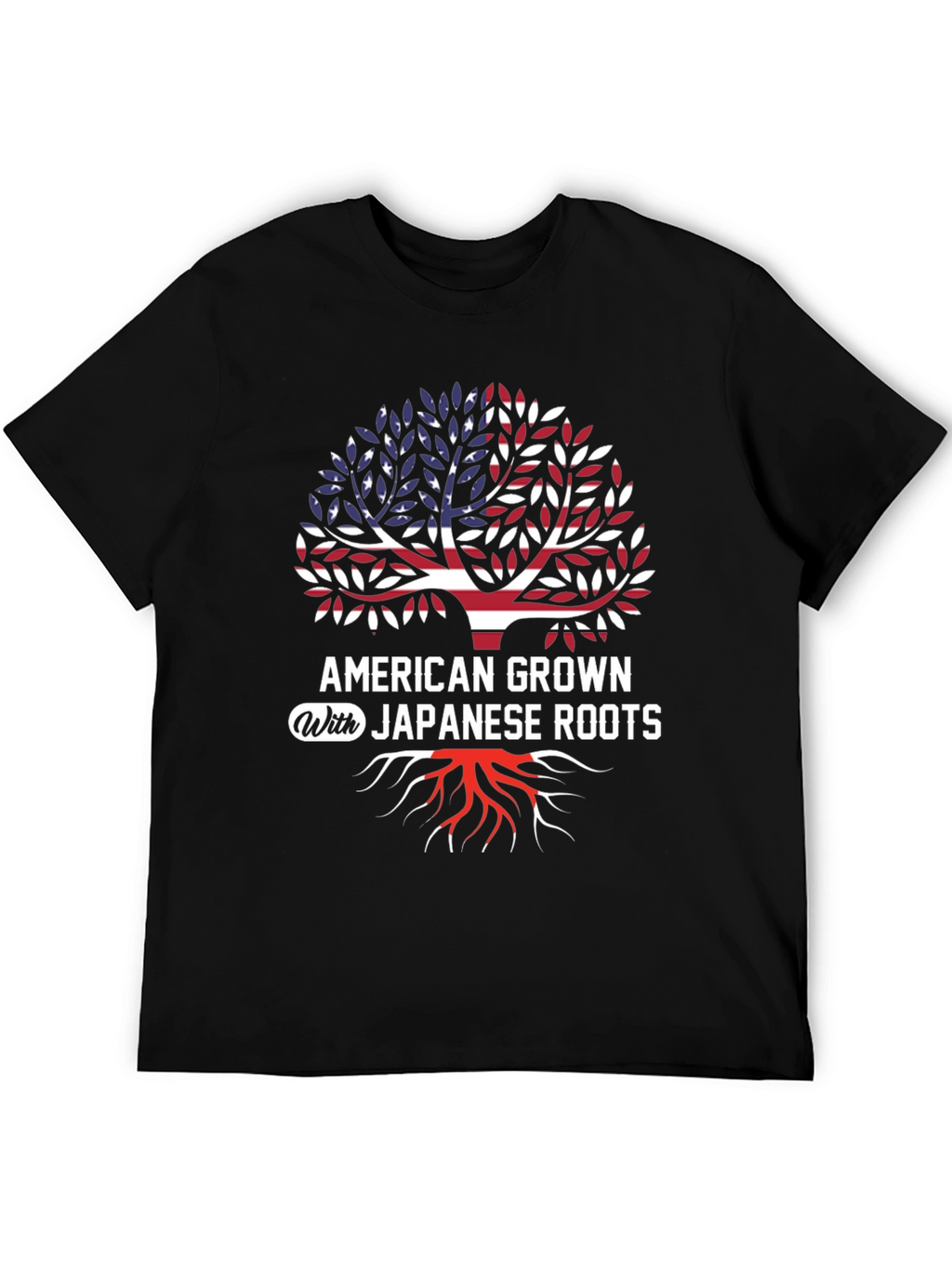 American Grown Japanese Roots Graphic T-Shirt