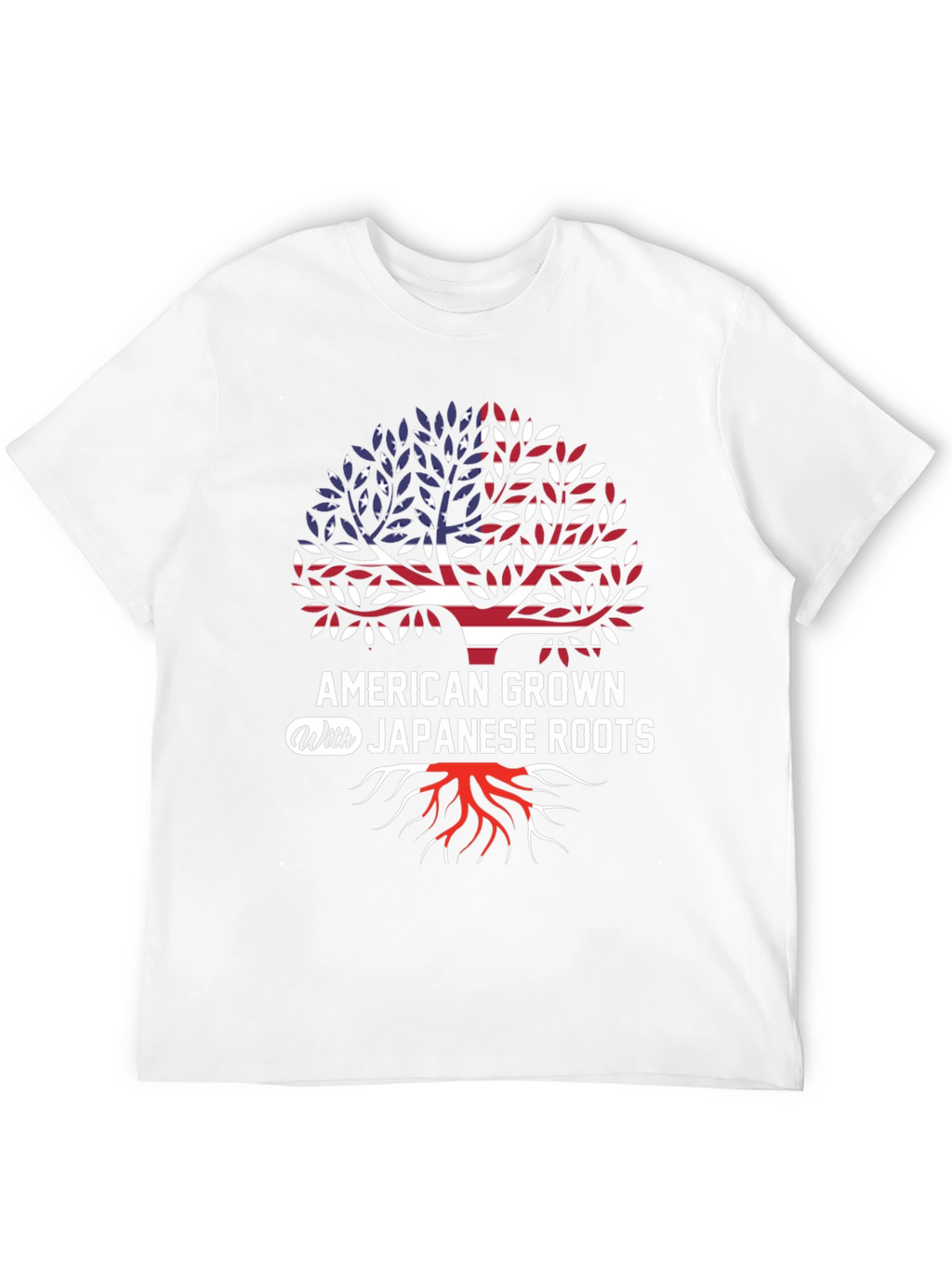 American Grown Japanese Roots Graphic T-Shirt