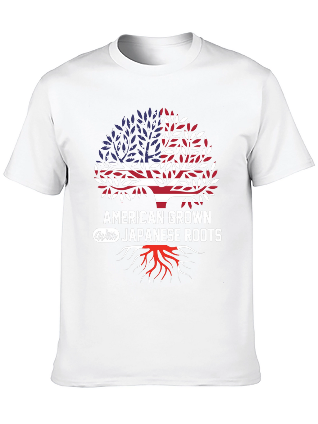 American Grown Japanese Roots Graphic T-Shirt