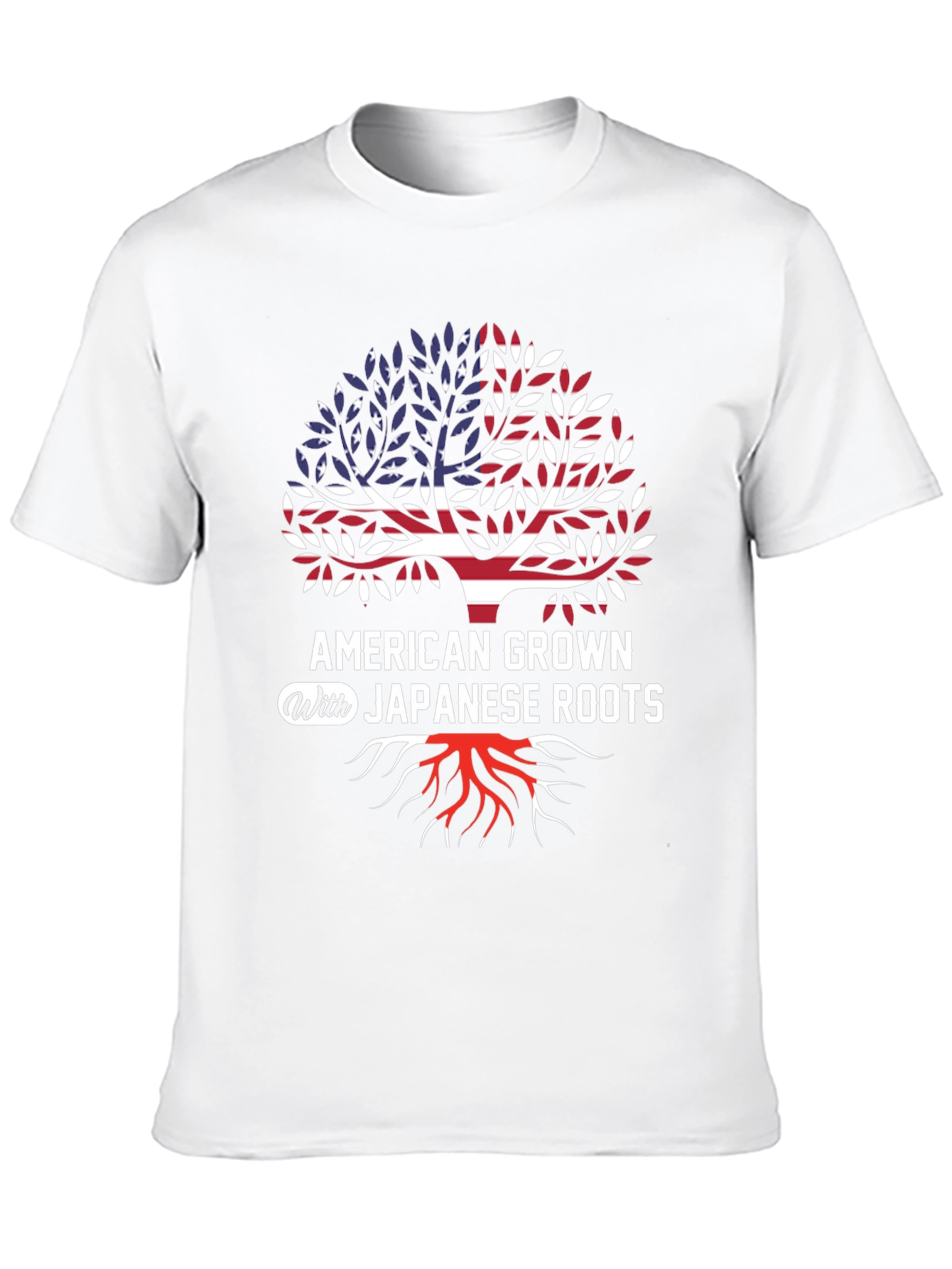 American Grown Japanese Roots Graphic T-Shirt