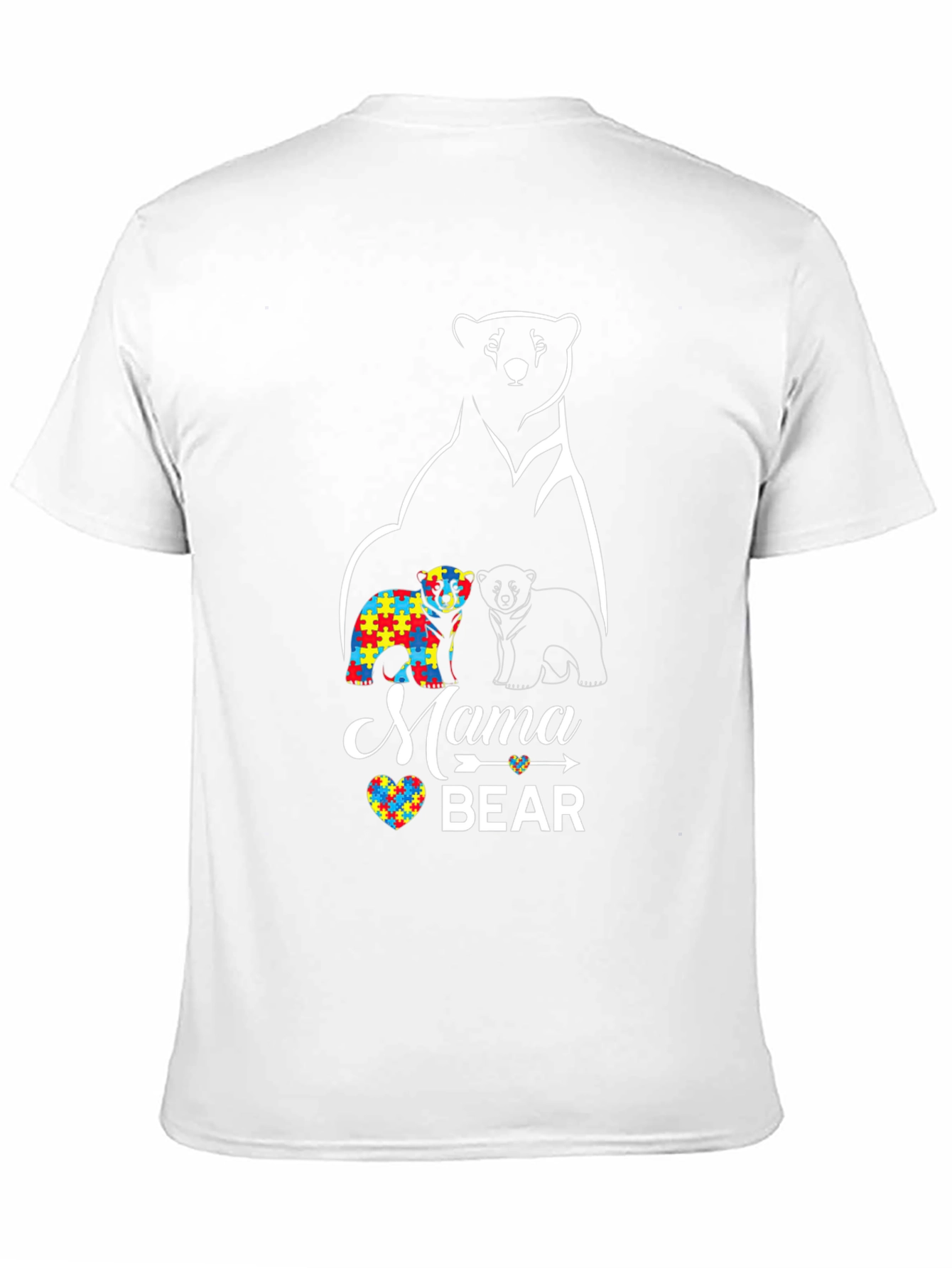 Mama Bear Autism Awareness T-Shirt