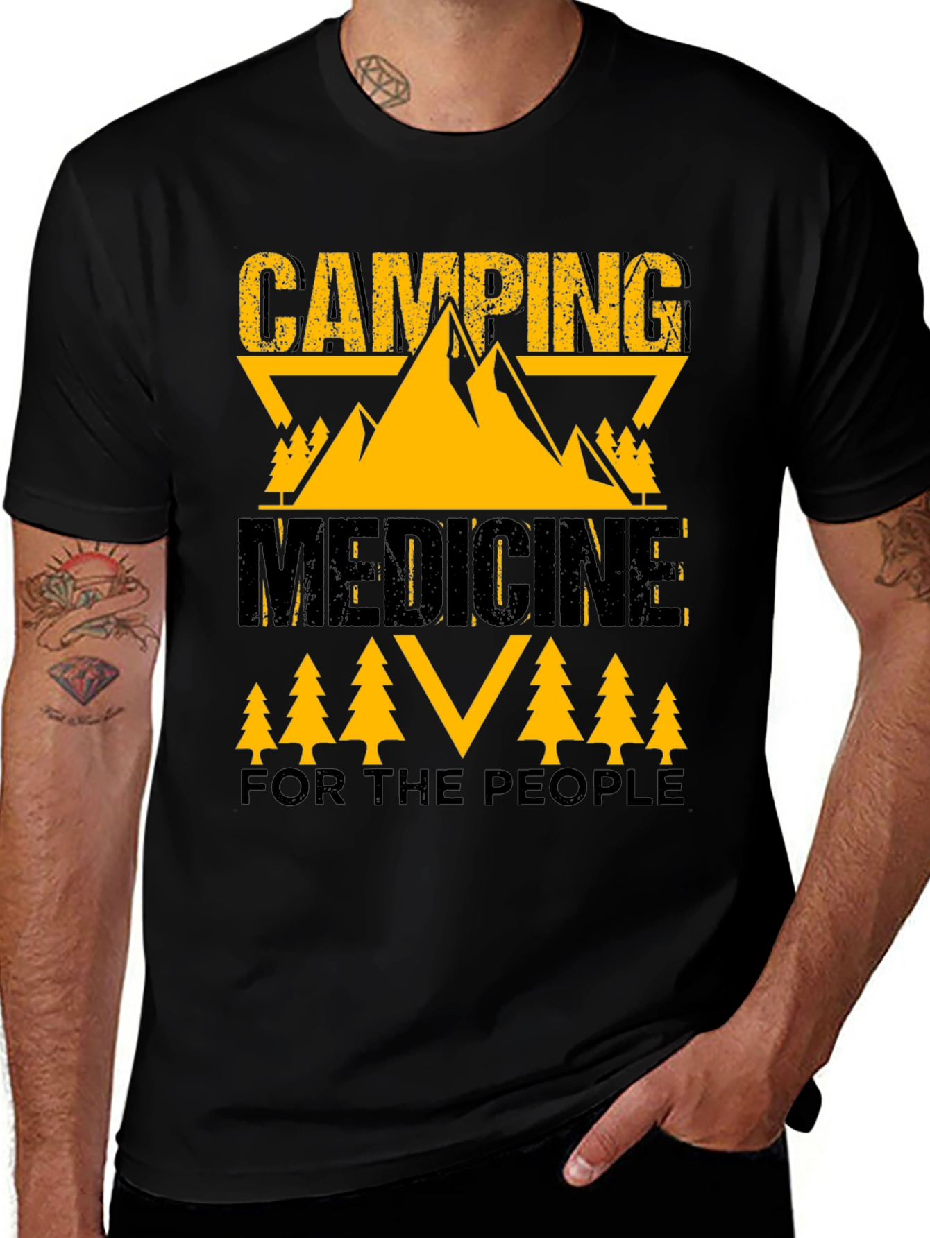 Camping Medicine Graphic Tee
