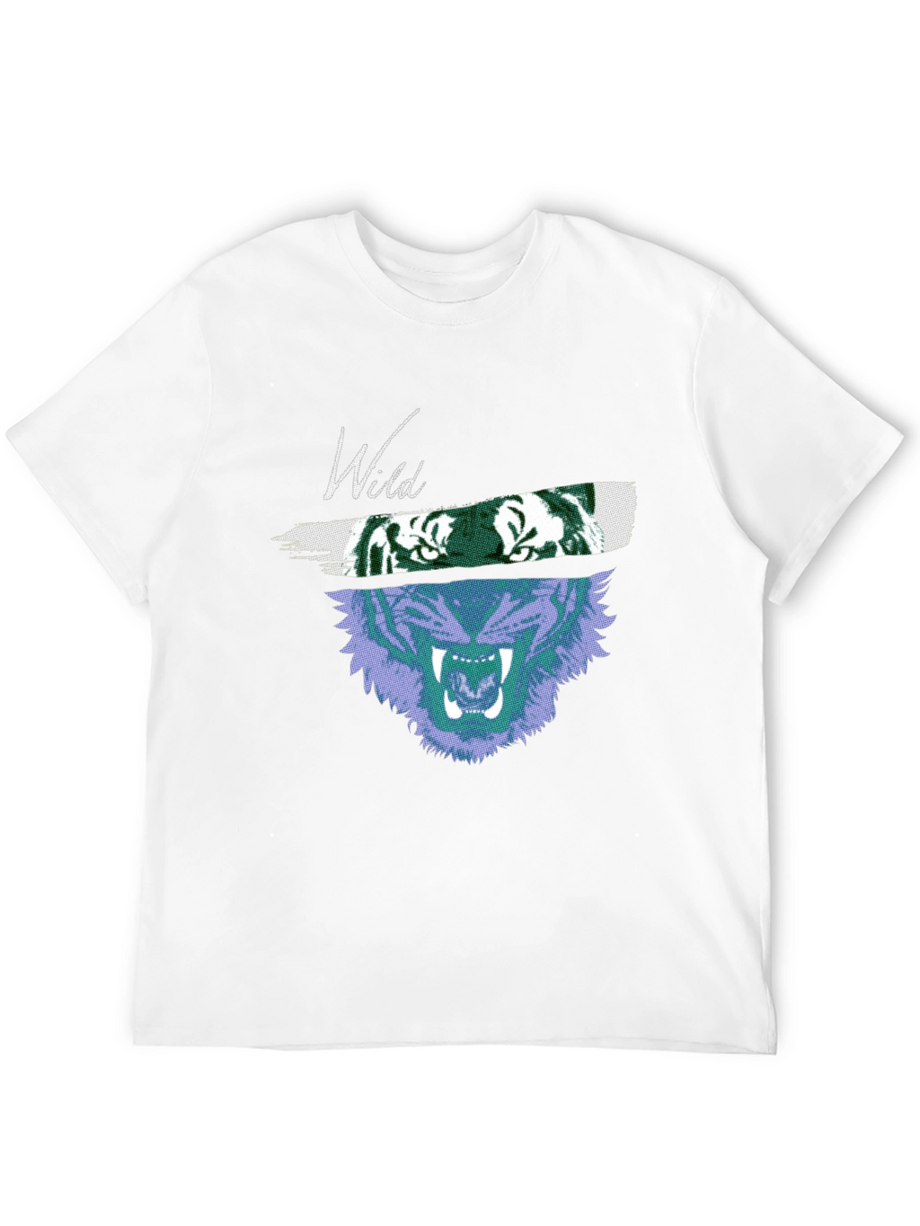 Wild Tiger Graphic T-Shirt - Black