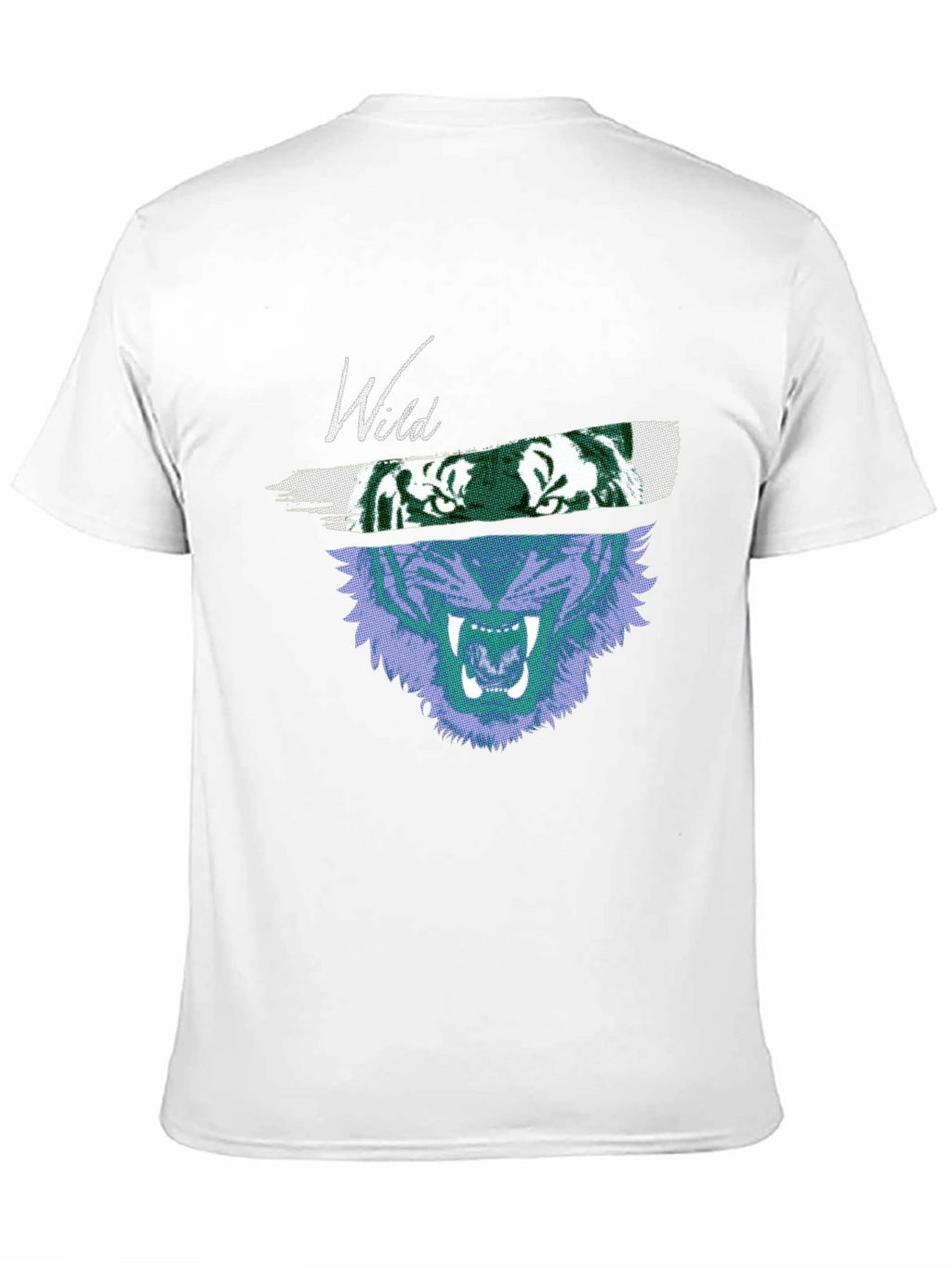 Wild Tiger Graphic T-Shirt - Black