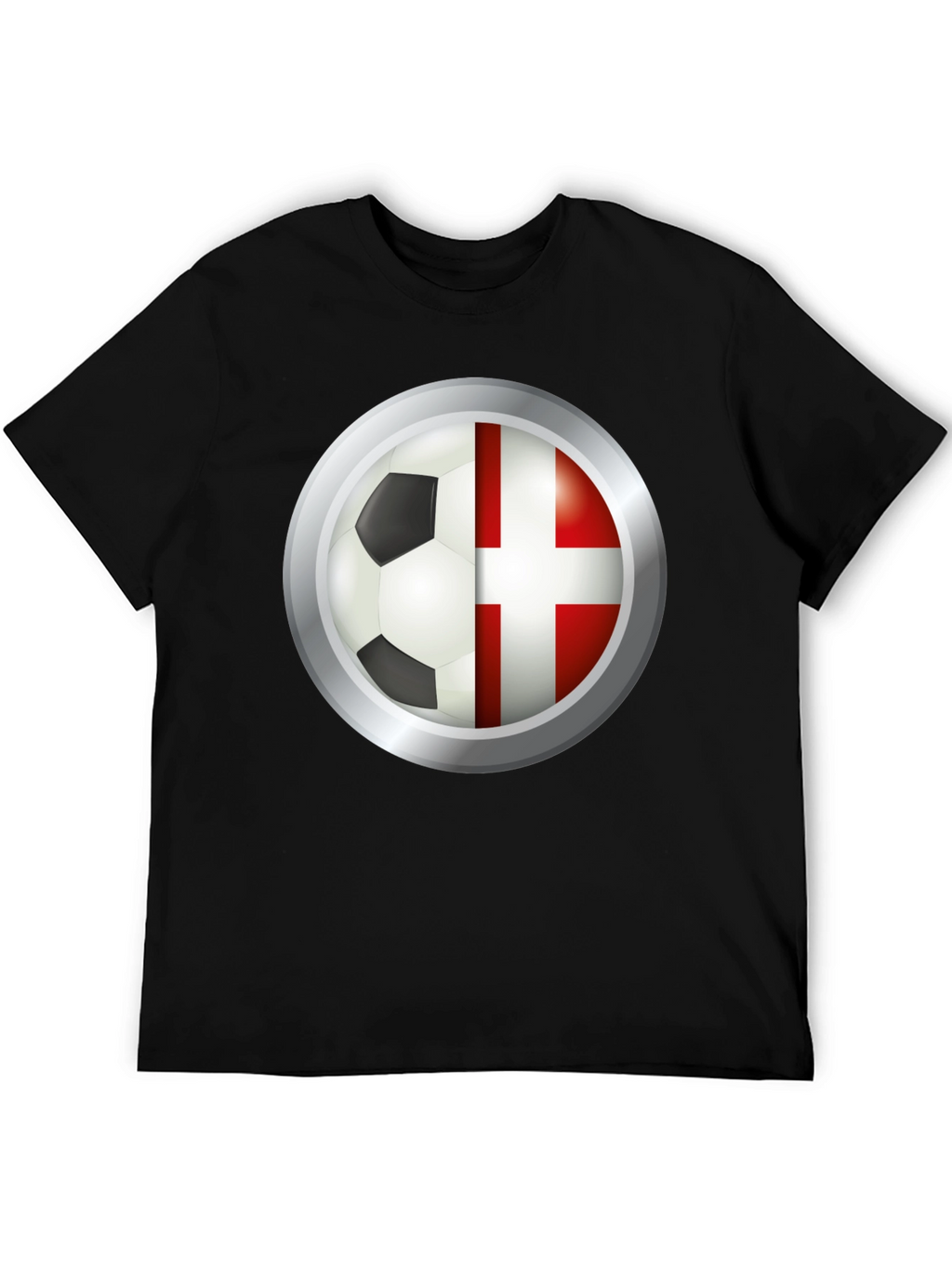 Denmark Soccer Flag T-Shirt