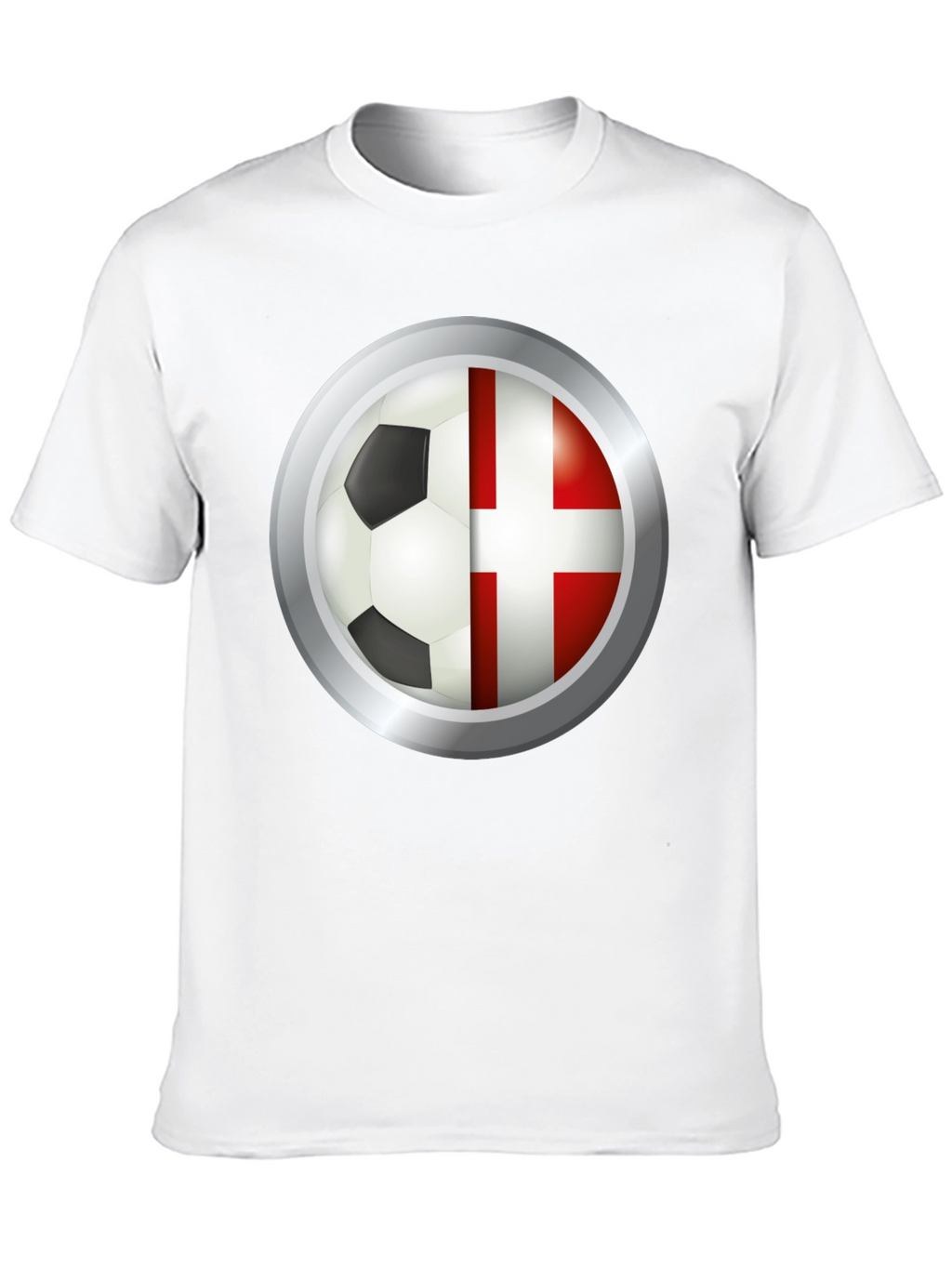 Denmark Soccer Flag T-Shirt