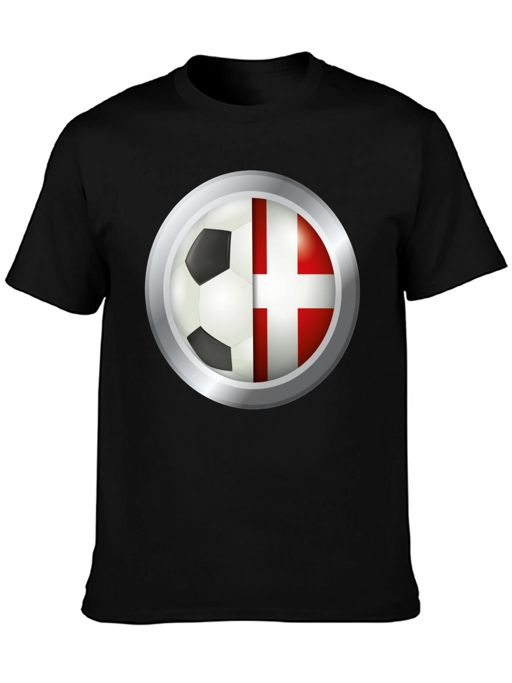 Denmark Soccer Flag T-Shirt