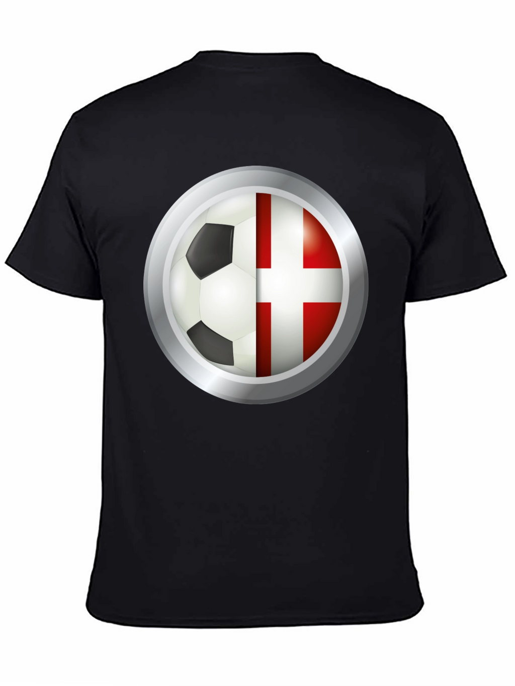 Denmark Soccer Flag T-Shirt