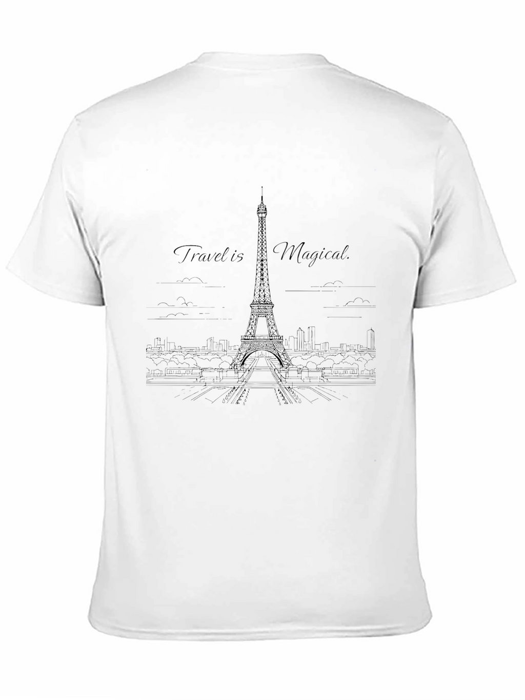 Paris Travel Tee - Magical Eiffel Tower Design