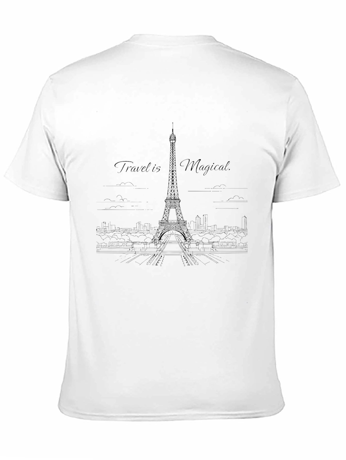 Paris Travel Tee - Magical Eiffel Tower Design