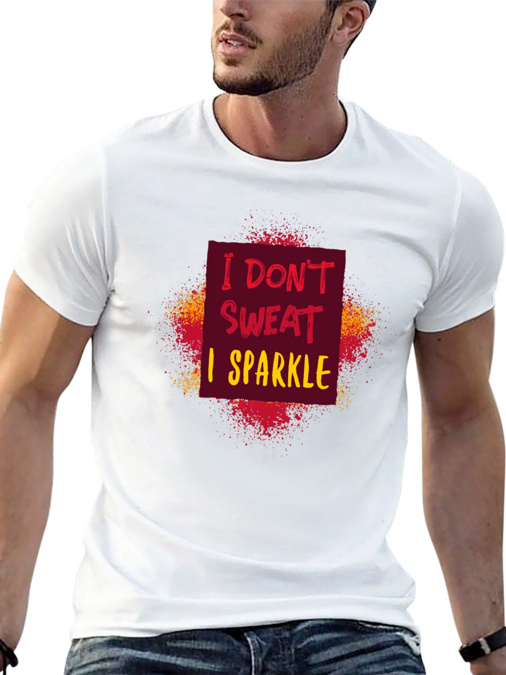 I Dont Sweat I Sparkle Graphic Tee - Unisex