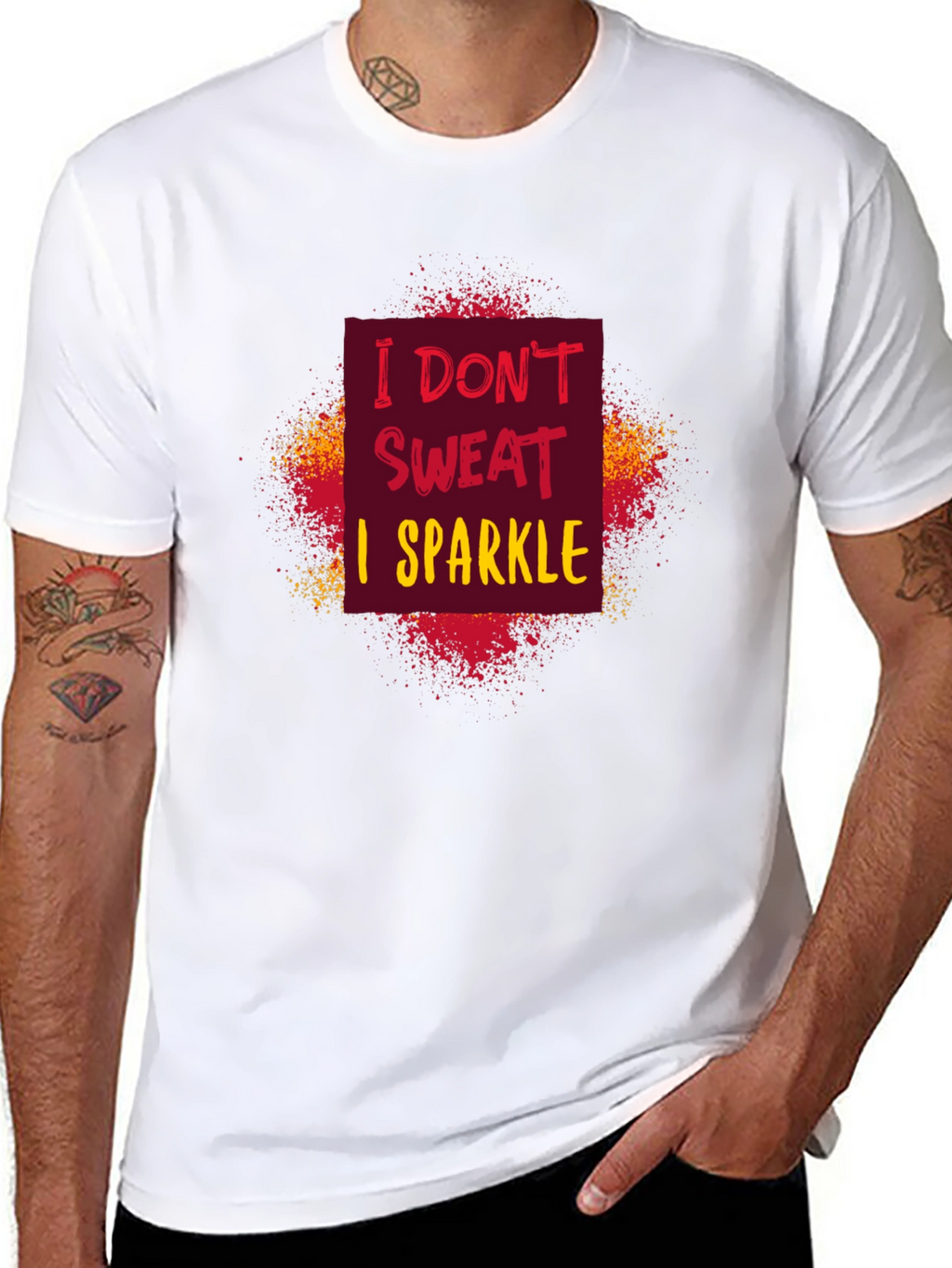I Dont Sweat I Sparkle Graphic Tee - Unisex