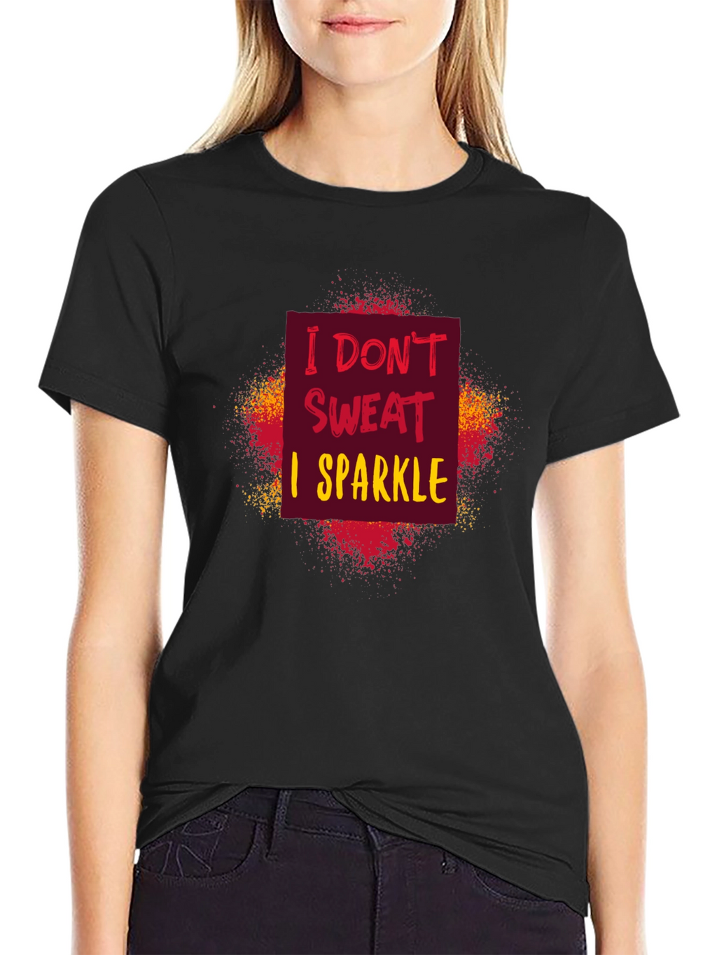 I Dont Sweat I Sparkle Graphic Tee - Unisex