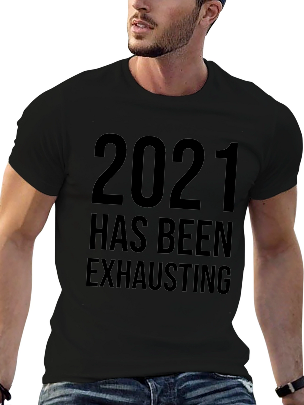 2021 Exhausting T-Shirt - Black