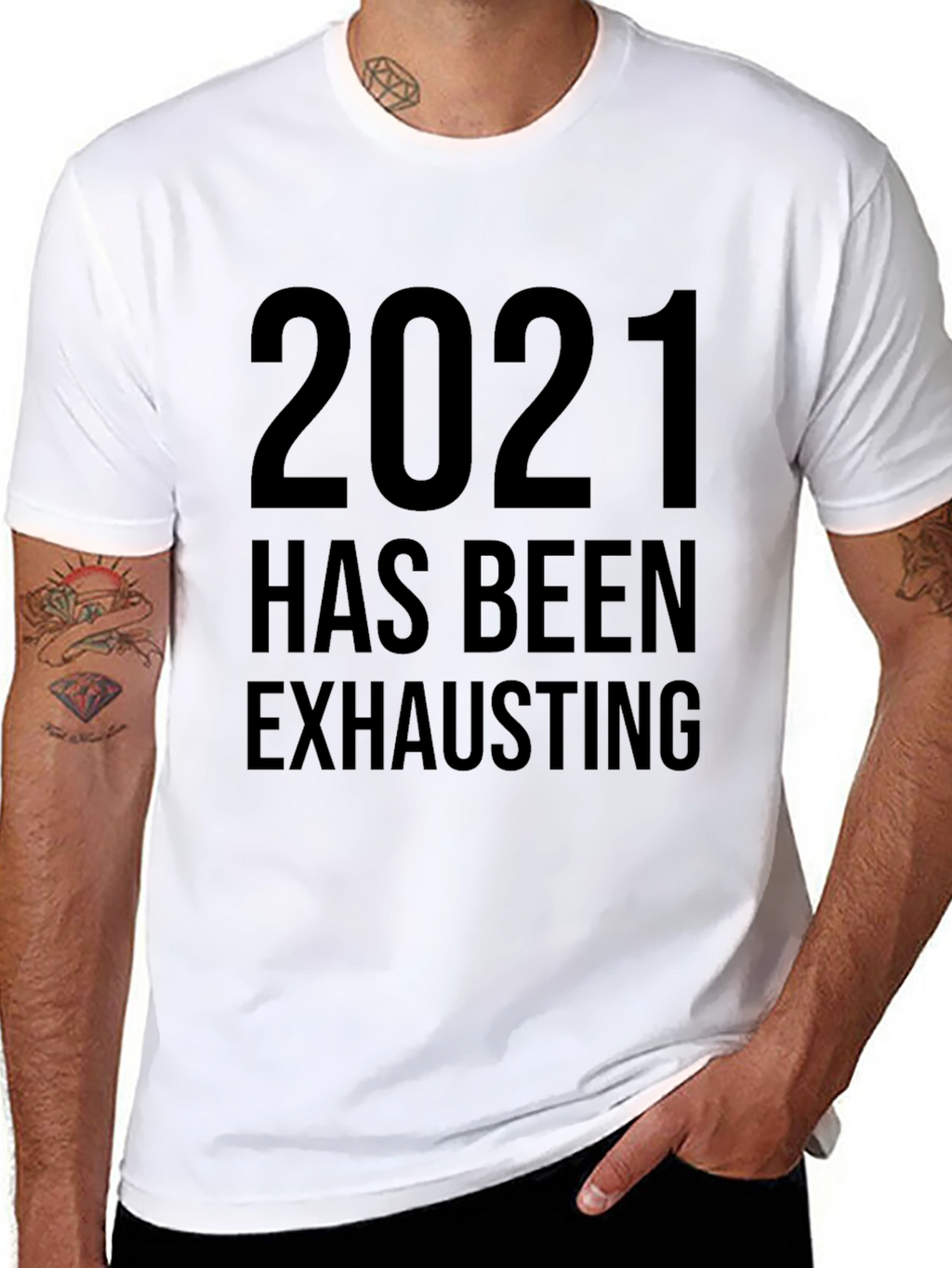 2021 Exhausting T-Shirt - Black