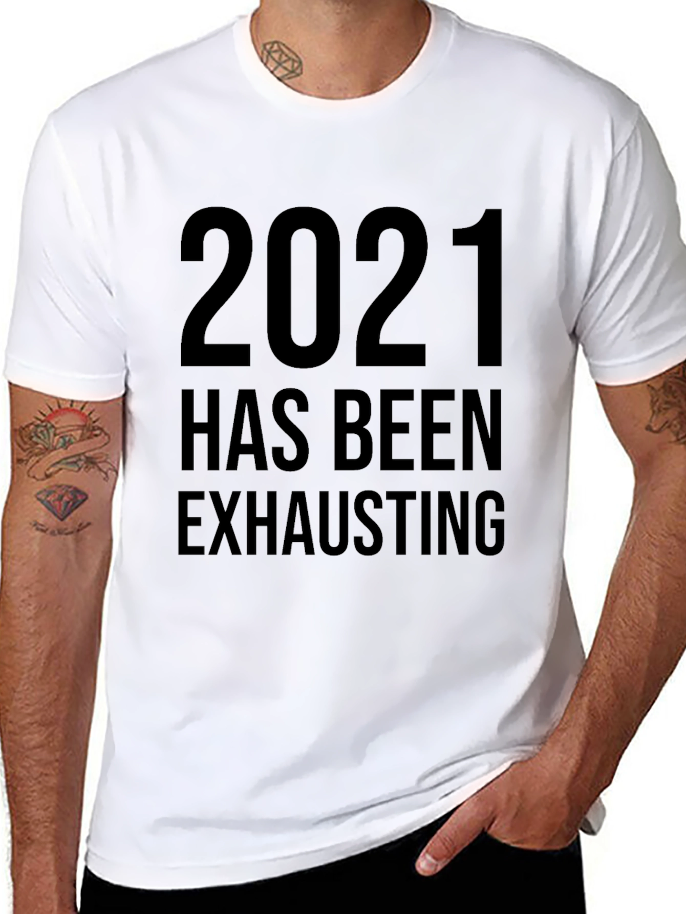 2021 Exhausting T-Shirt - Black