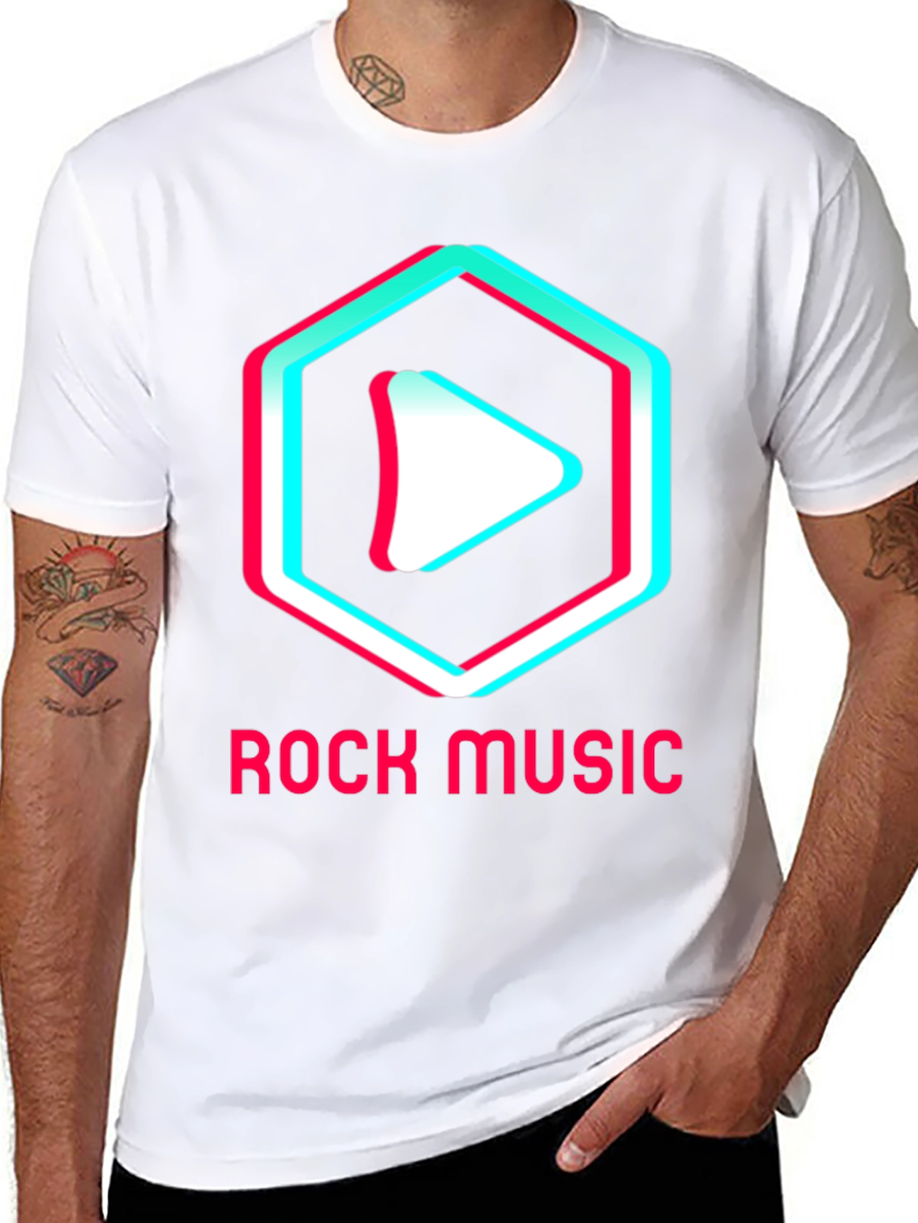 Rock Music Graphic Tee - Modern Style
